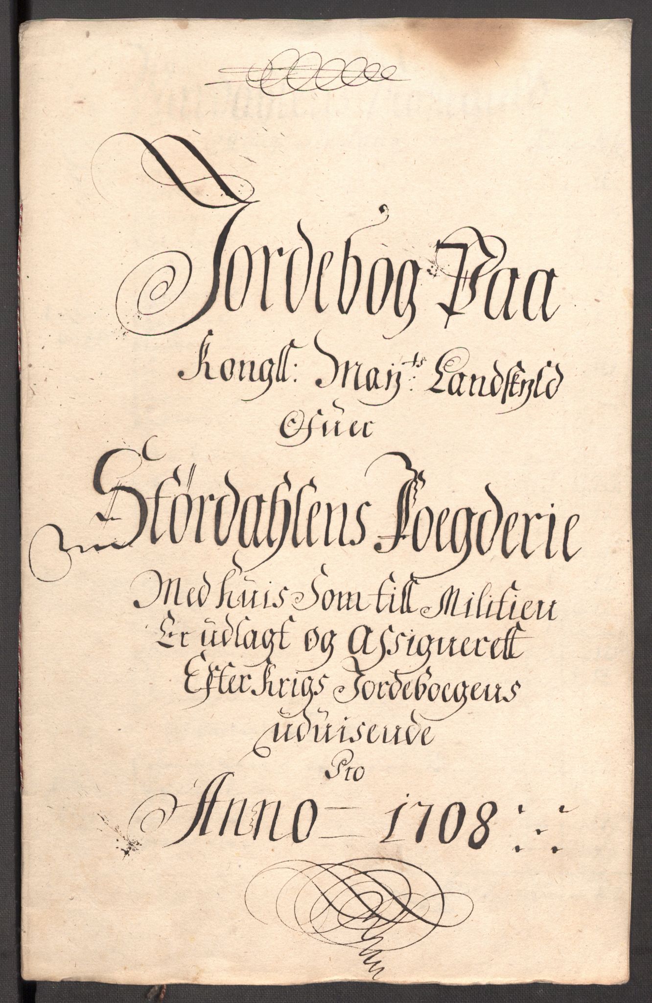 Rentekammeret inntil 1814, Reviderte regnskaper, Fogderegnskap, AV/RA-EA-4092/R62/L4198: Fogderegnskap Stjørdal og Verdal, 1708, s. 147