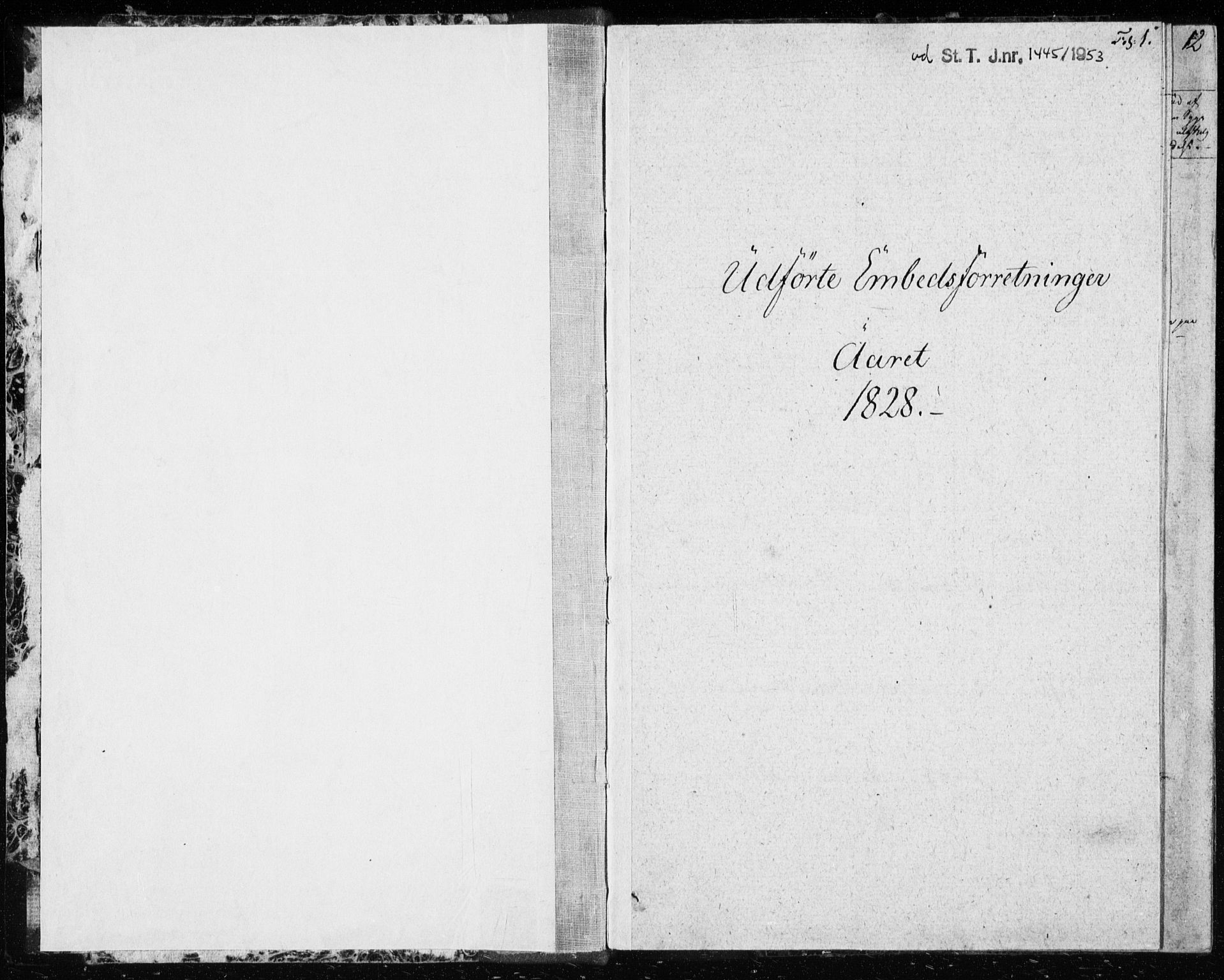 Ministerialprotokoller, klokkerbøker og fødselsregistre - Møre og Romsdal, SAT/A-1454/528/L0413: Residerende kapellans bok nr. 528B01, 1828-1832, s. 1
