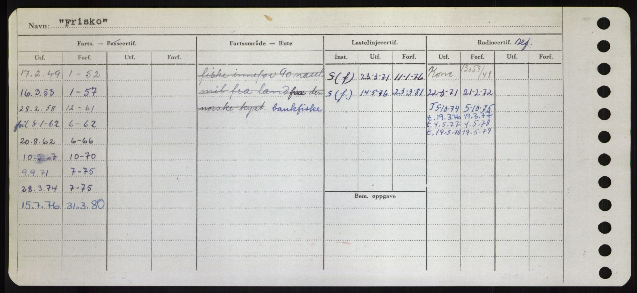 Sjøfartsdirektoratet med forløpere, Skipsmålingen, RA/S-1627/H/Hd/L0011: Fartøy, Fla-Får, s. 478