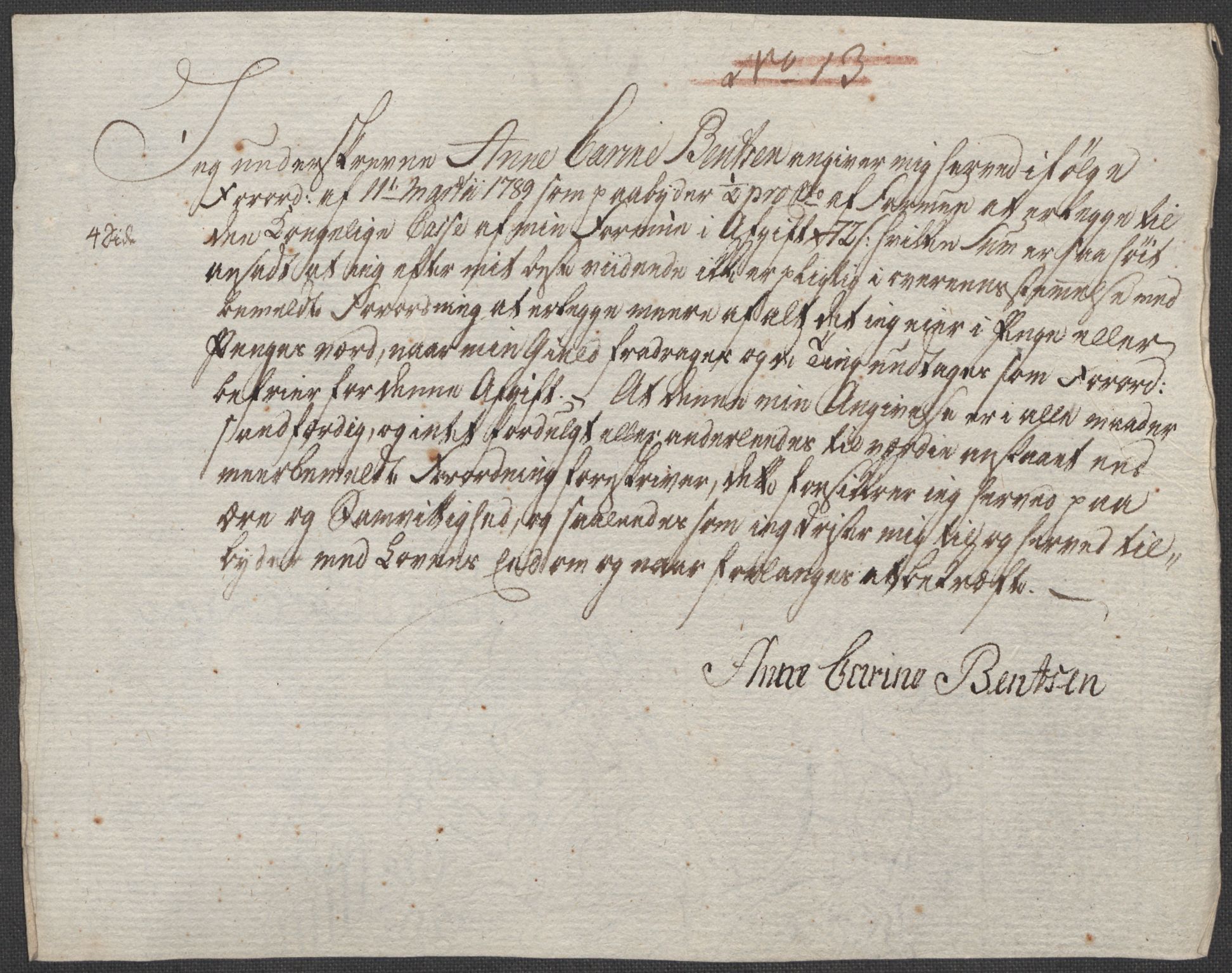Rentekammeret inntil 1814, Reviderte regnskaper, Mindre regnskaper, AV/RA-EA-4068/Rf/Rfe/L0043: Skien, Solør og Odalen fogderi, 1789, s. 14