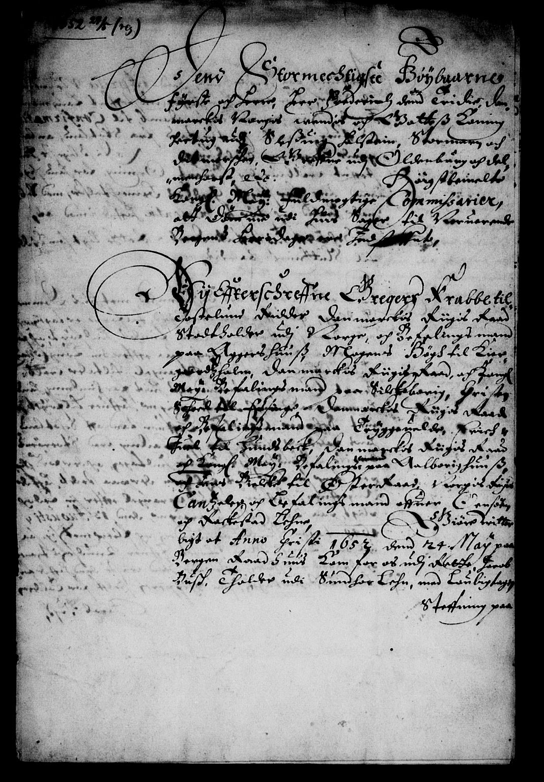 Rentekammeret inntil 1814, Reviderte regnskaper, Lensregnskaper, AV/RA-EA-5023/R/Rb/Rbt/L0122: Bergenhus len, 1652-1653