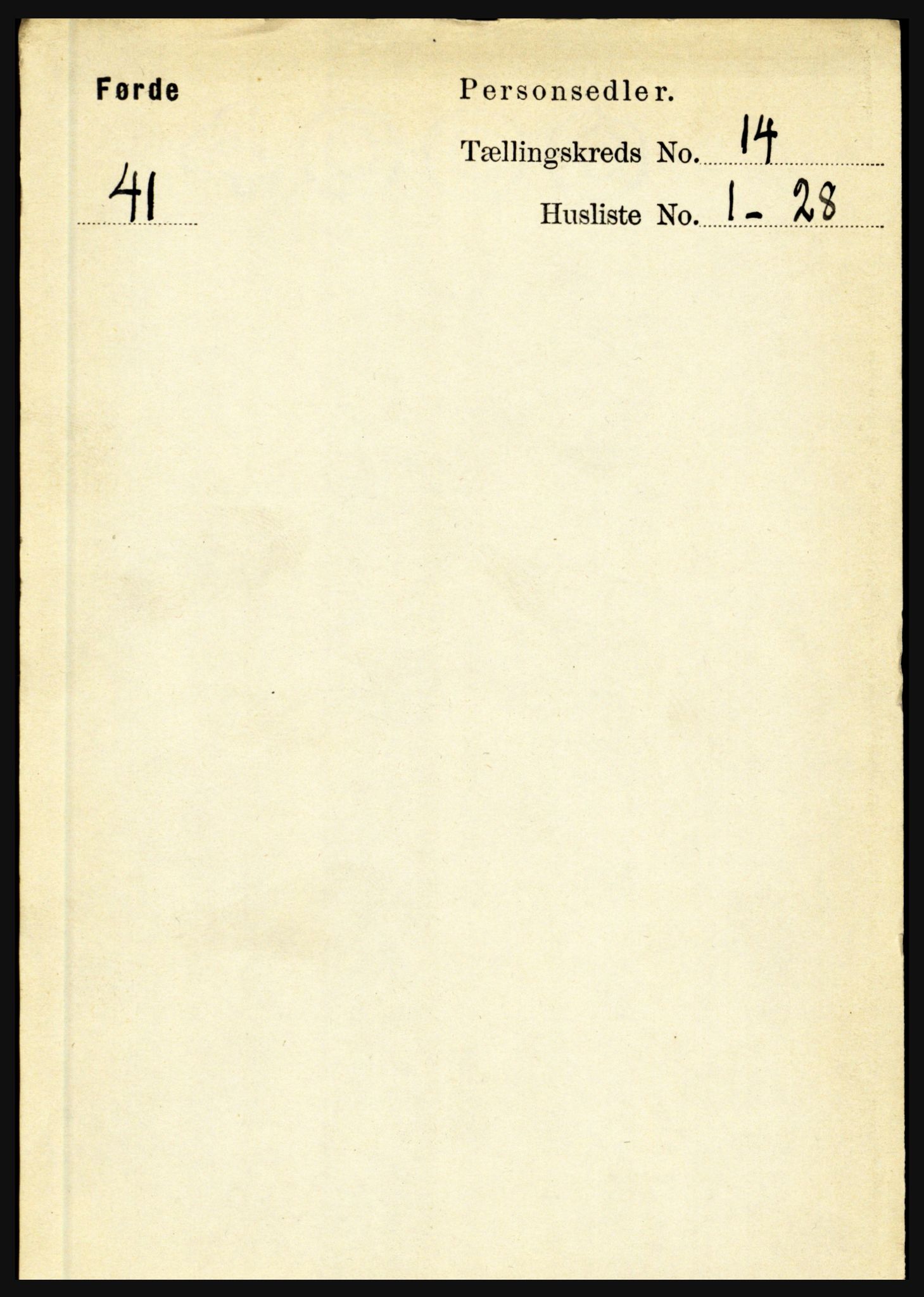 RA, Folketelling 1891 for 1432 Førde herred, 1891, s. 5126