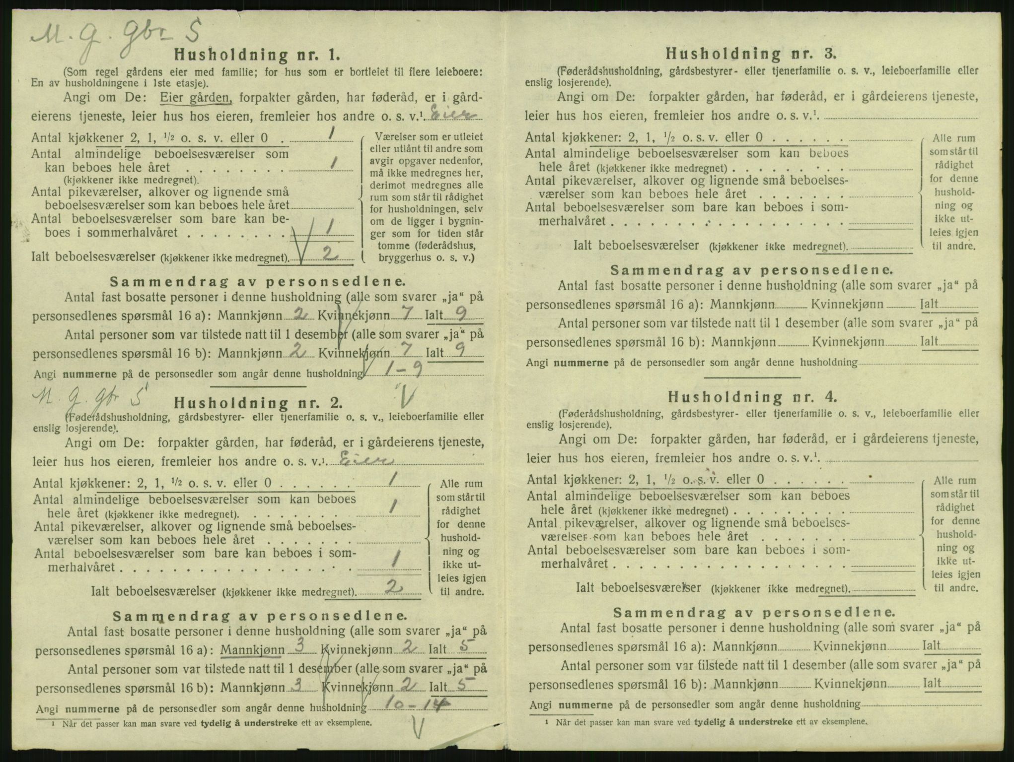 SAT, Folketelling 1920 for 1846 Nordfold herred, 1920, s. 36