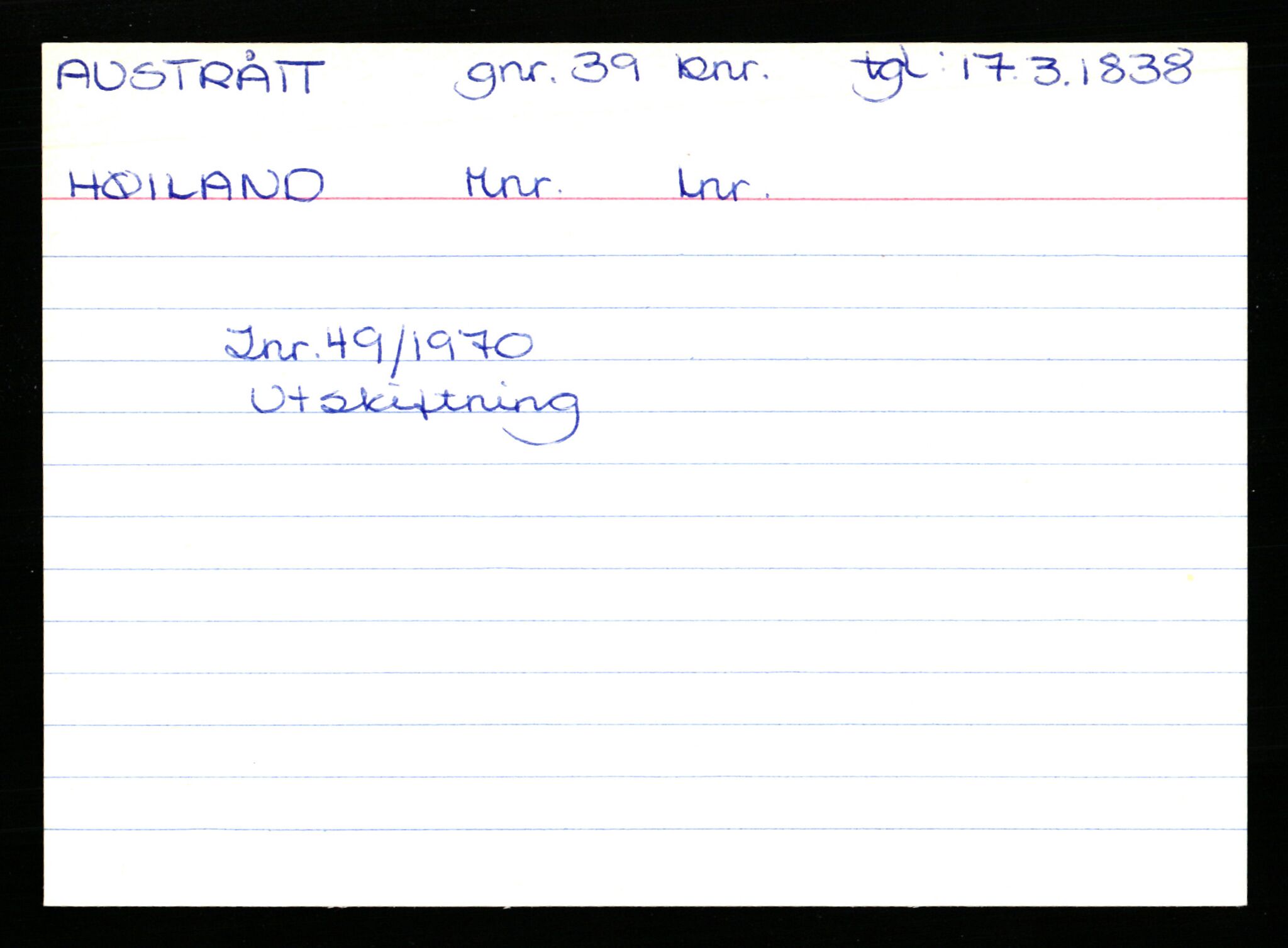 Statsarkivet i Stavanger, AV/SAST-A-101971/03/Y/Yk/L0002: Registerkort sortert etter gårdsnavn: Auglend - Bakkevik, 1750-1930, s. 446