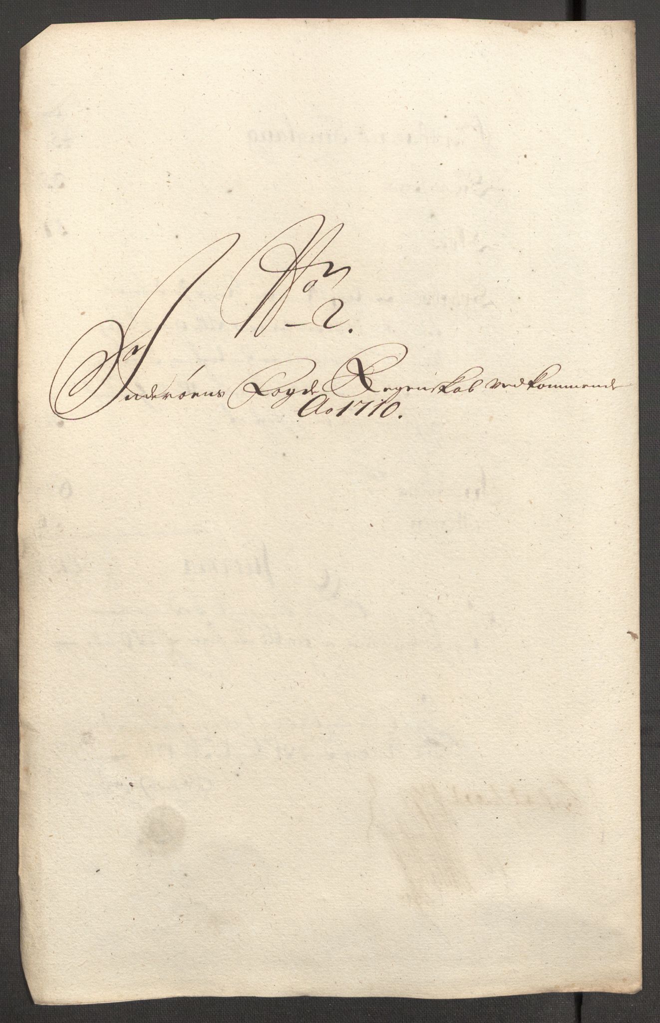 Rentekammeret inntil 1814, Reviderte regnskaper, Fogderegnskap, RA/EA-4092/R63/L4318: Fogderegnskap Inderøy, 1710, s. 125