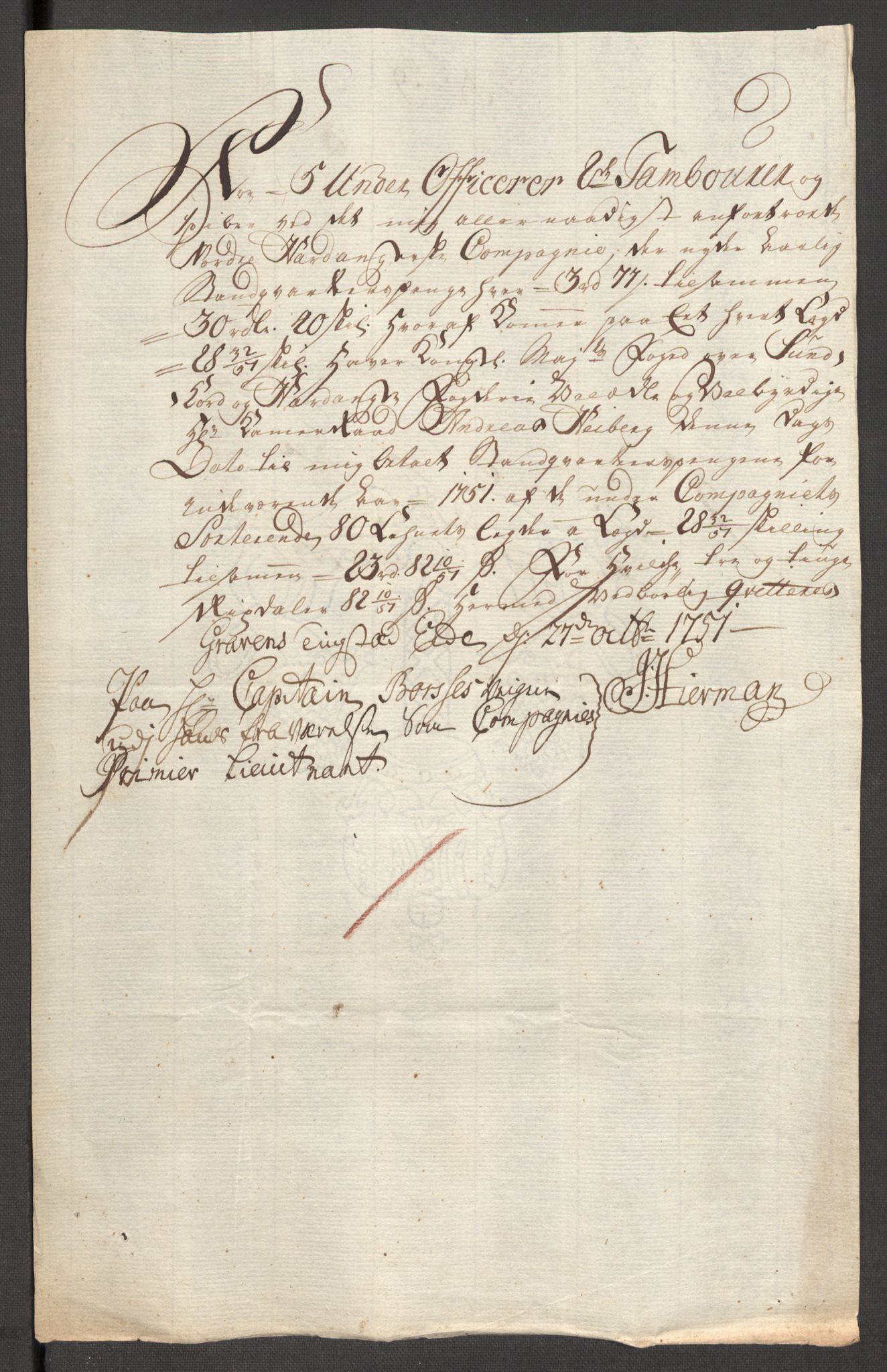 Rentekammeret inntil 1814, Reviderte regnskaper, Fogderegnskap, RA/EA-4092/R48/L3056: Fogderegnskap Sunnhordland og Hardanger, 1751, s. 409