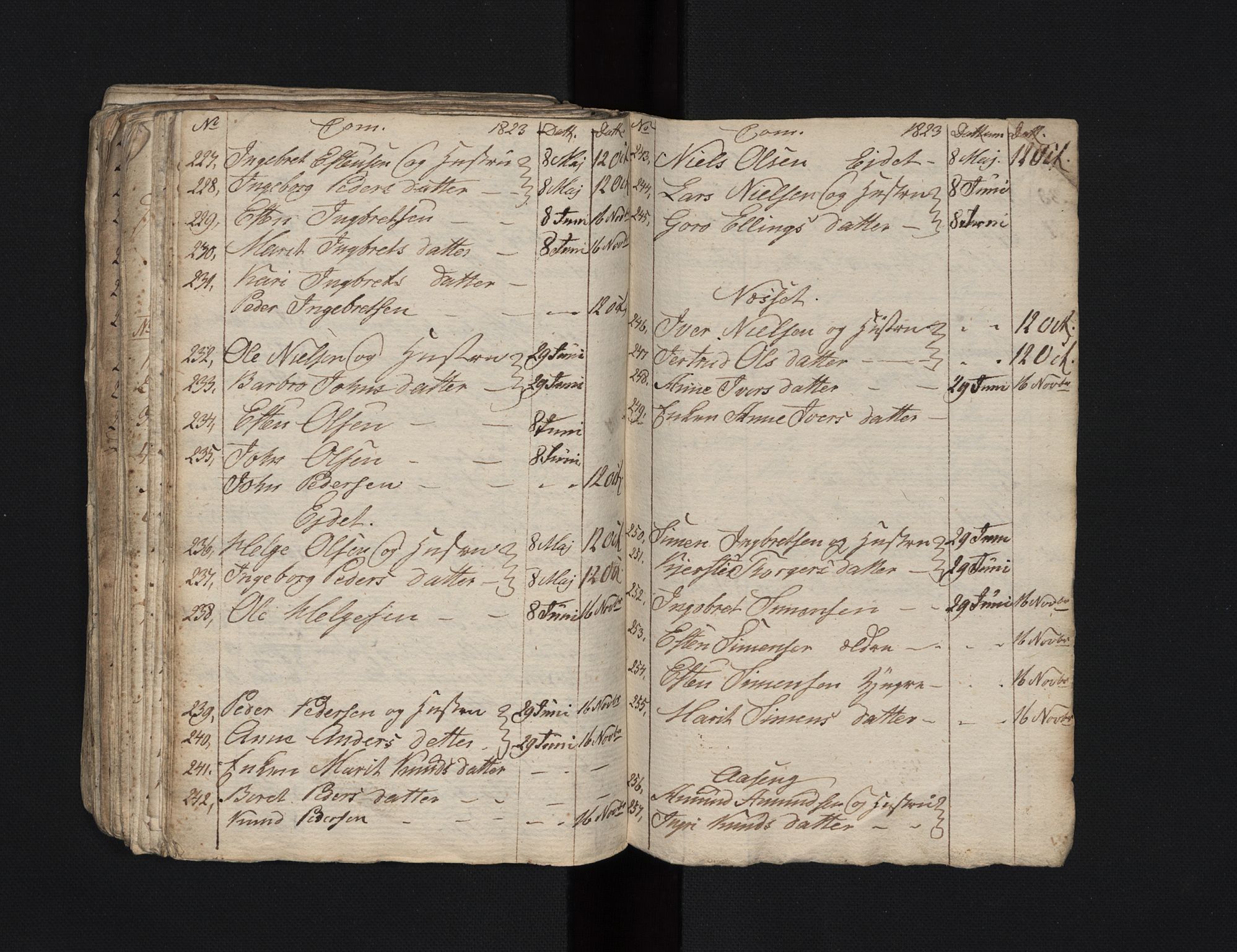 Tolga prestekontor, AV/SAH-PREST-062/L/L0021: Klokkerbok nr. 21, 1804-1823