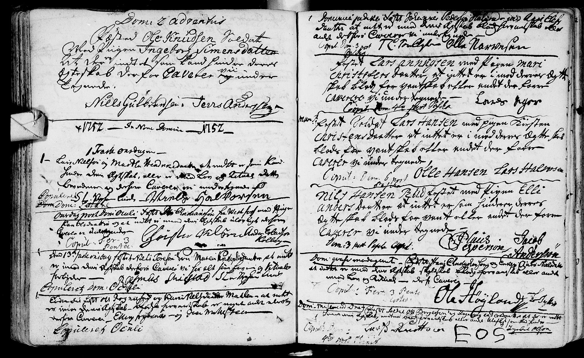 Eiker kirkebøker, AV/SAKO-A-4/F/Fa/L0005: Ministerialbok nr. I 5 /1, 1705-1759