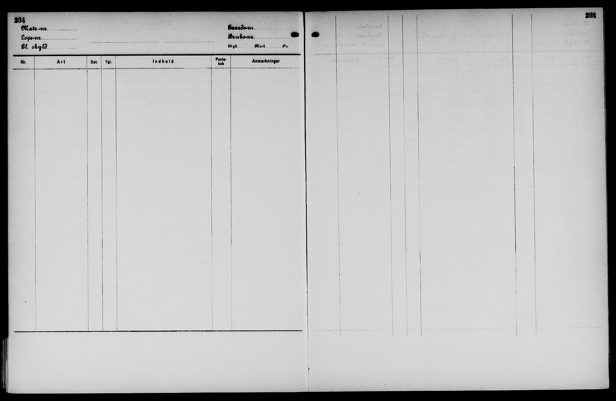 Vinger og Odal sorenskriveri, SAH/TING-022/H/Ha/Hac/Hacc/L0012: Panteregister nr. 3.12, 1923, s. 234