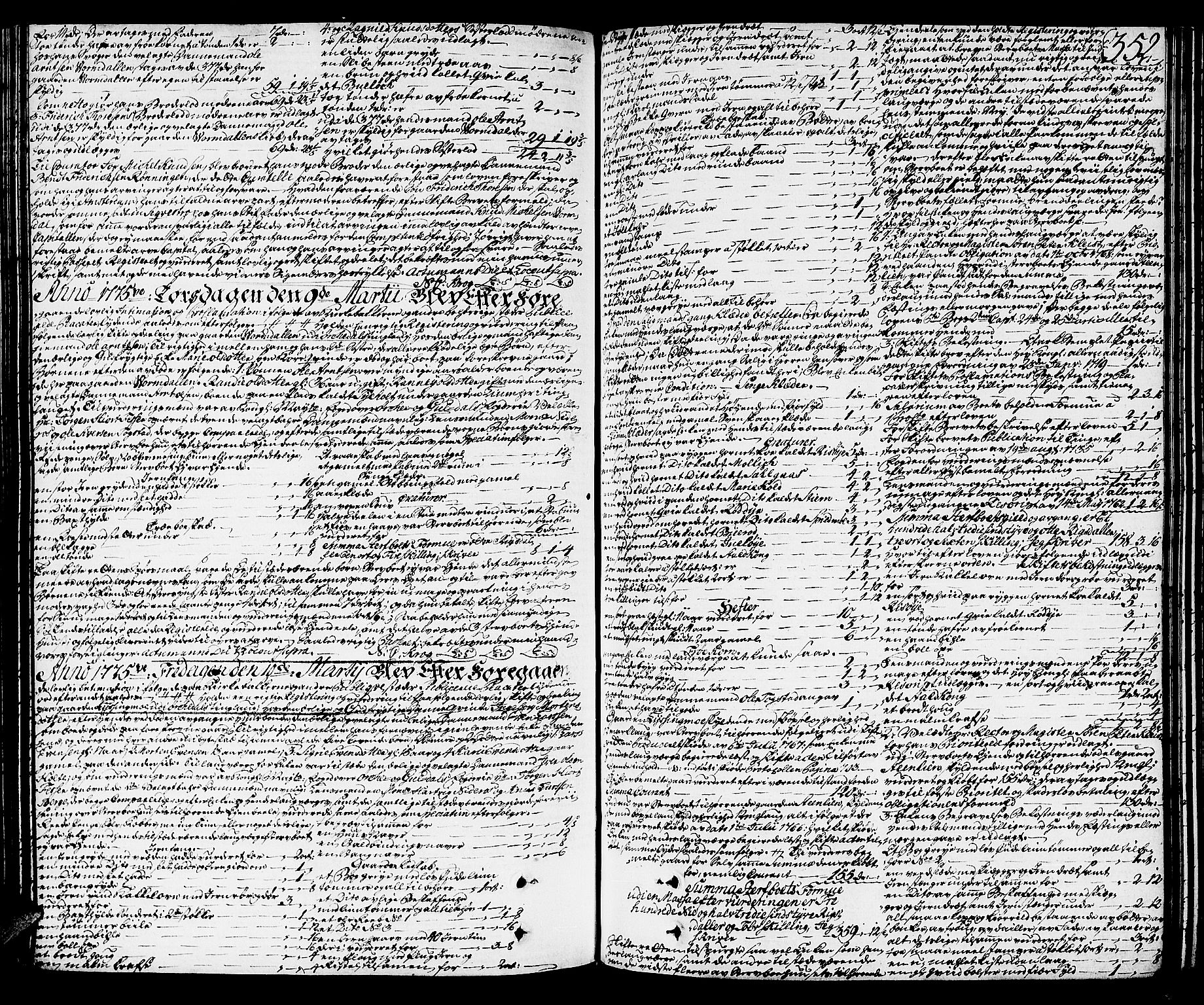 Orkdal sorenskriveri, SAT/A-4169/1/3/3Aa/L0007: Skifteprotokoller, 1767-1782, s. 351b-352a