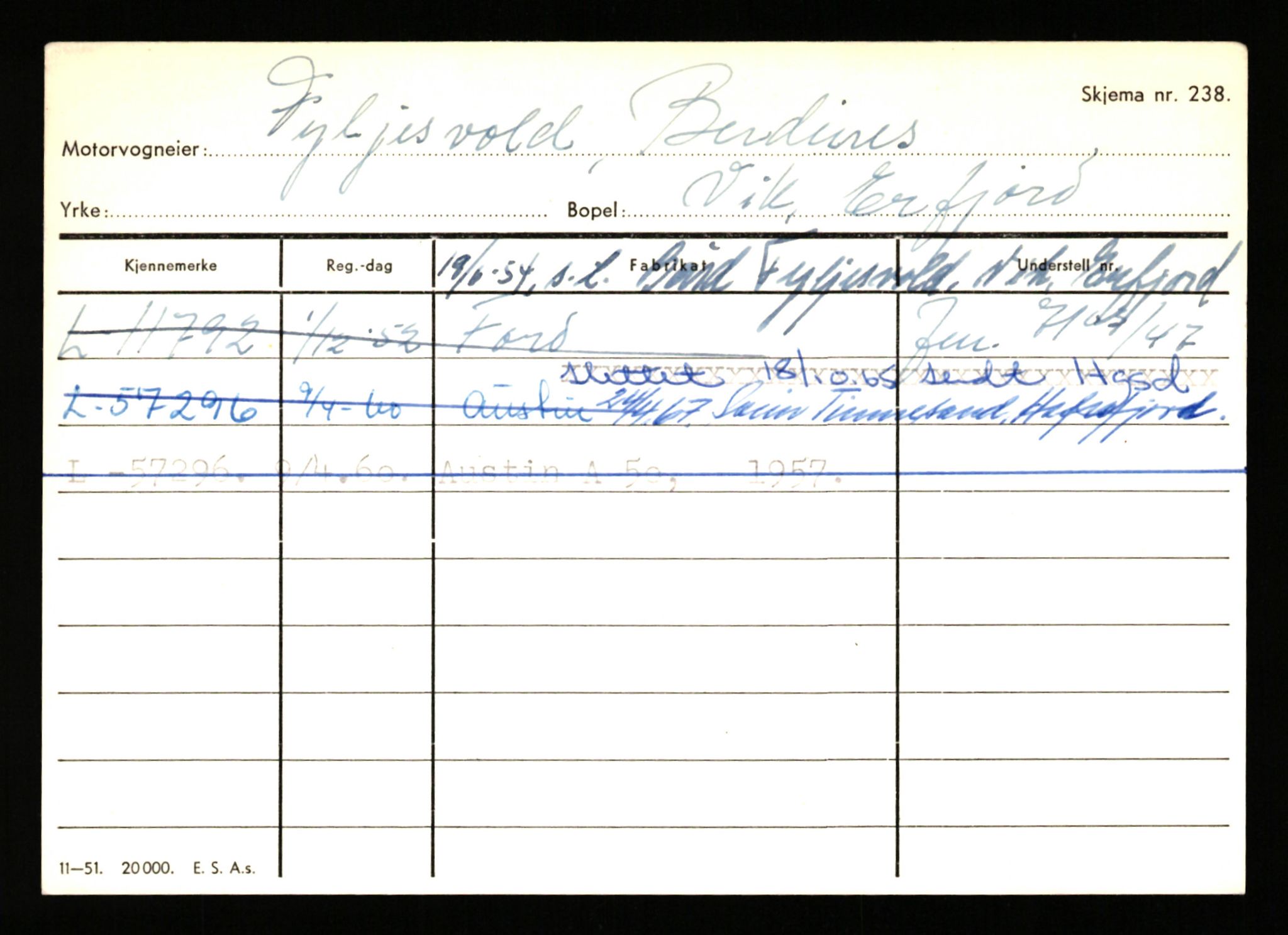 Stavanger trafikkstasjon, SAST/A-101942/0/H/L0010: Fuglestad - Gjestland, 1930-1971, s. 561