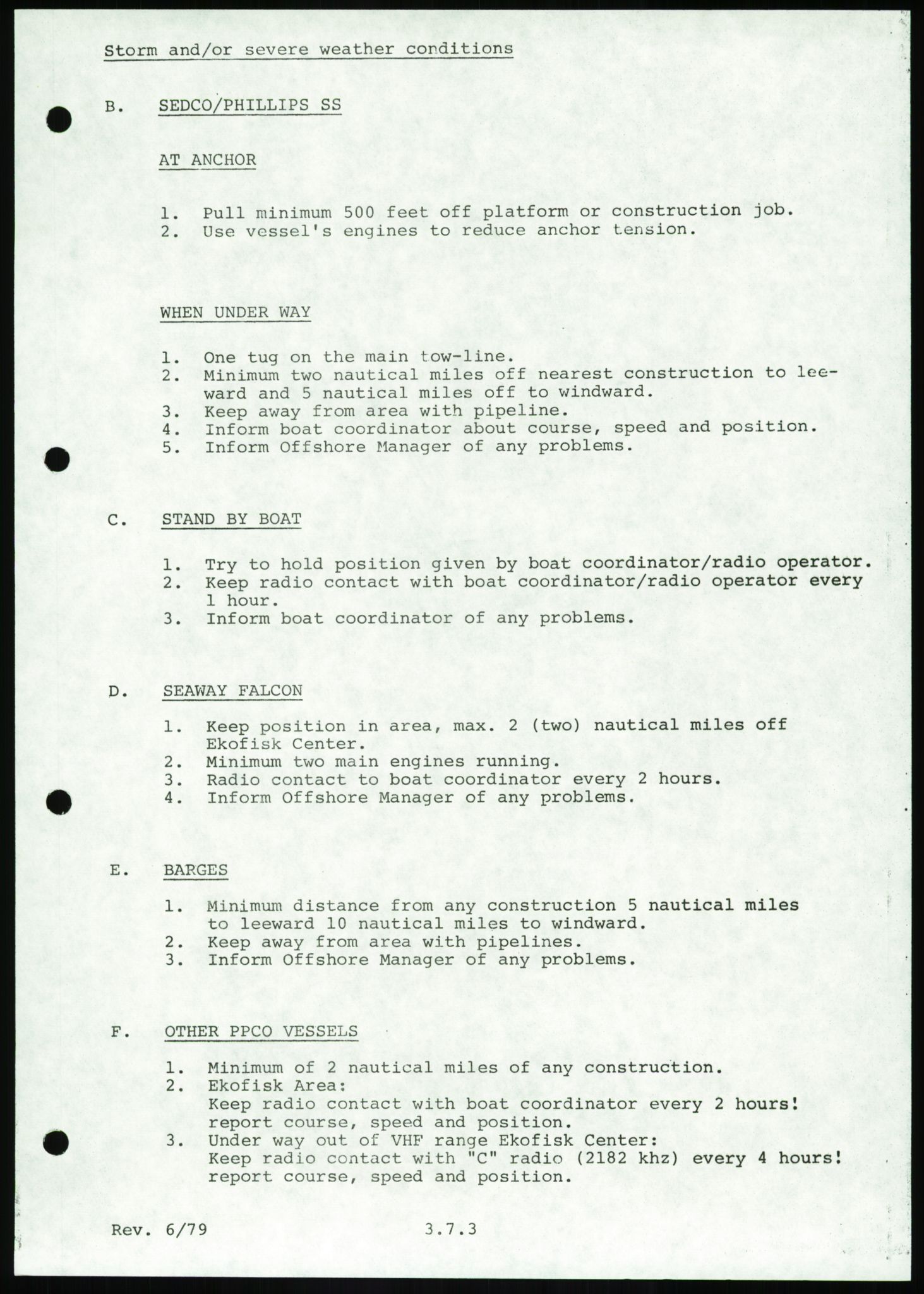 Justisdepartementet, Granskningskommisjonen ved Alexander Kielland-ulykken 27.3.1980, AV/RA-S-1165/D/L0016: O Beredskapsplaner (Doku.liste + O1-O3 av 3), 1980-1981, s. 135