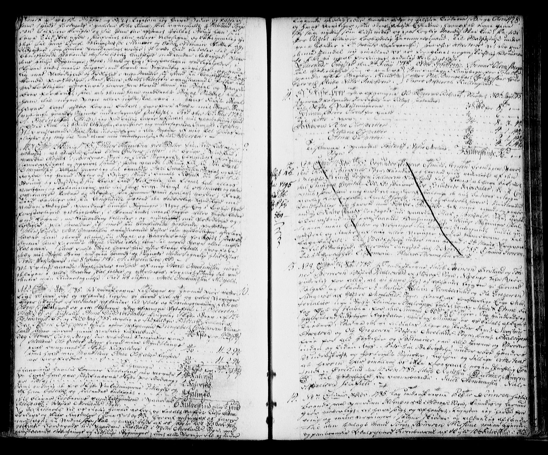 Nedenes sorenskriveri før 1824, SAK/1221-0007/G/Gb/L0015: Pantebok nr. 15, 1782-1786, s. 428
