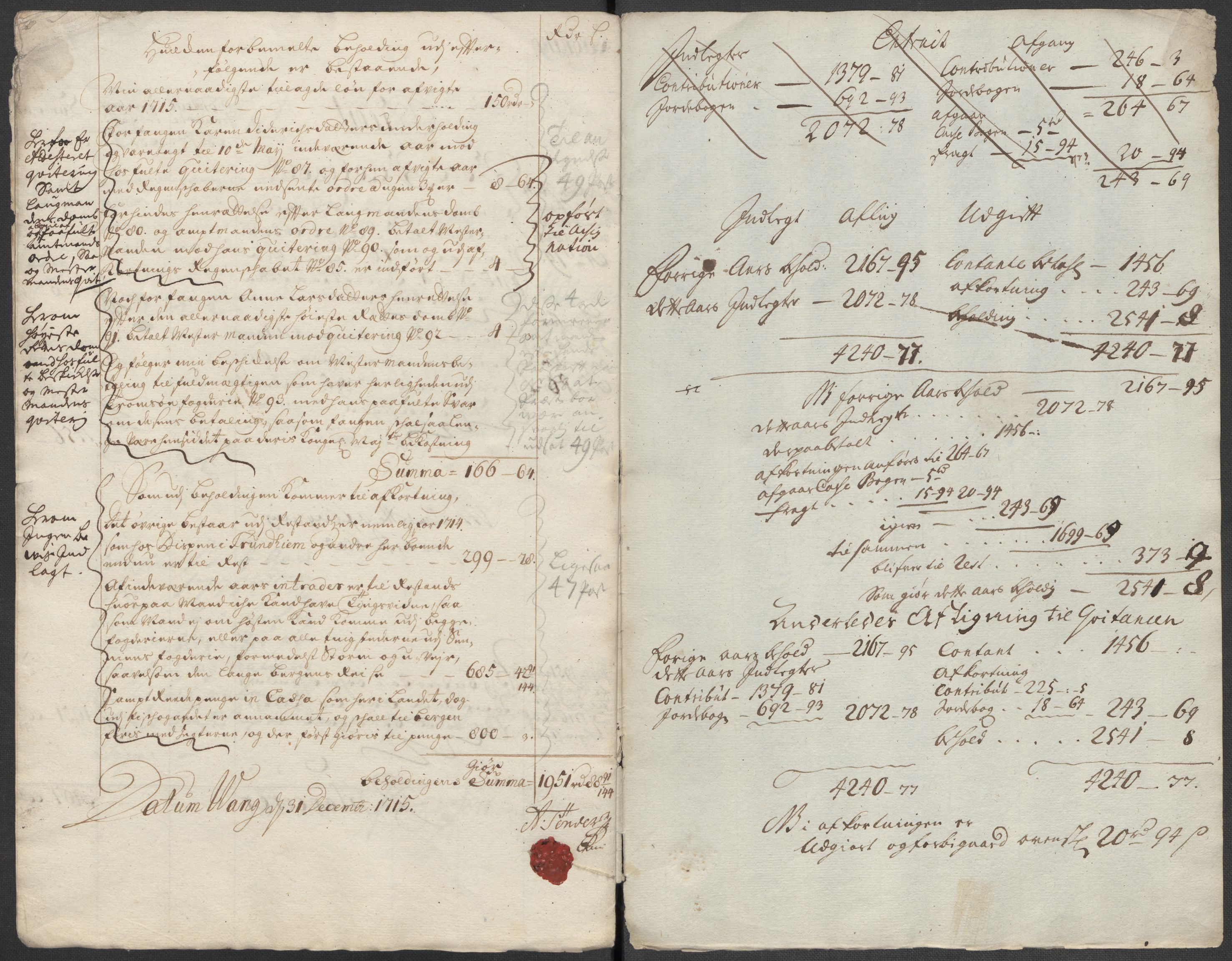 Rentekammeret inntil 1814, Reviderte regnskaper, Fogderegnskap, AV/RA-EA-4092/R68/L4761: Fogderegnskap Senja og Troms, 1715, s. 13