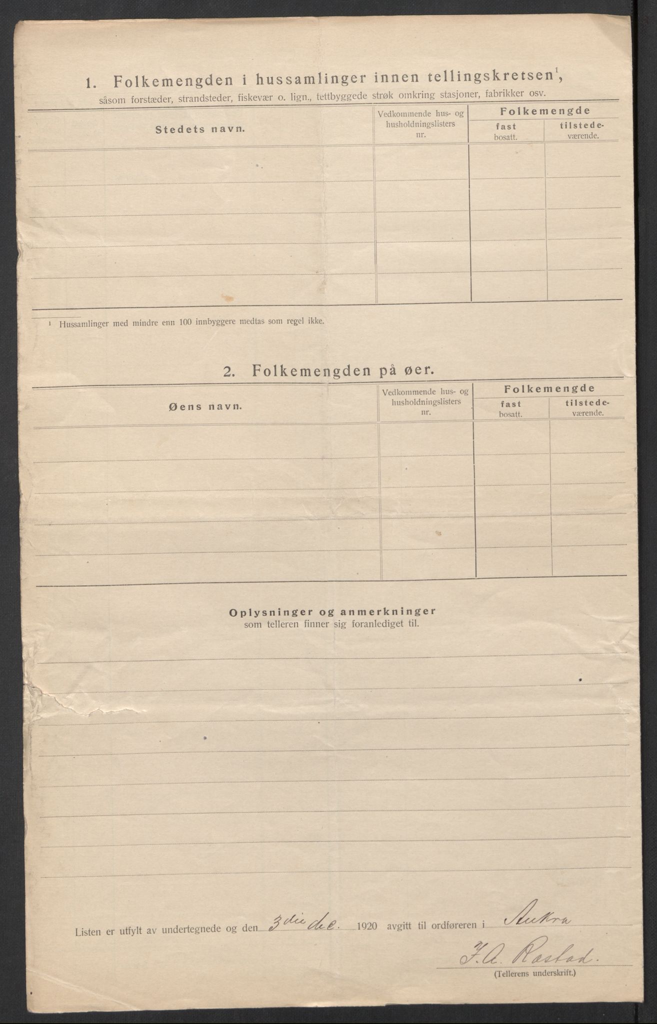 SAT, Folketelling 1920 for 1545 Aukra herred, 1920, s. 60