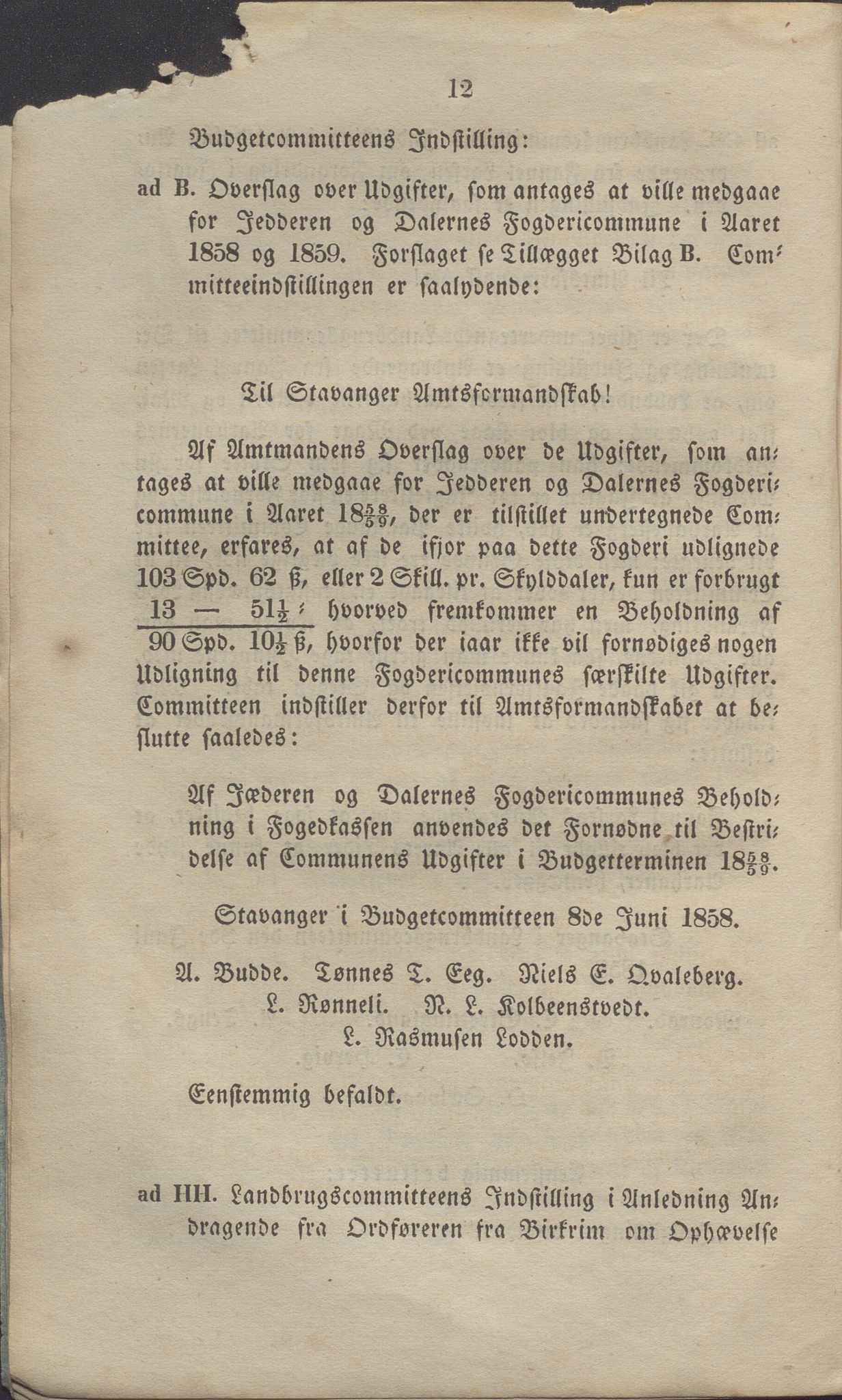 Rogaland fylkeskommune - Fylkesrådmannen , IKAR/A-900/A, 1858-1861, s. 21