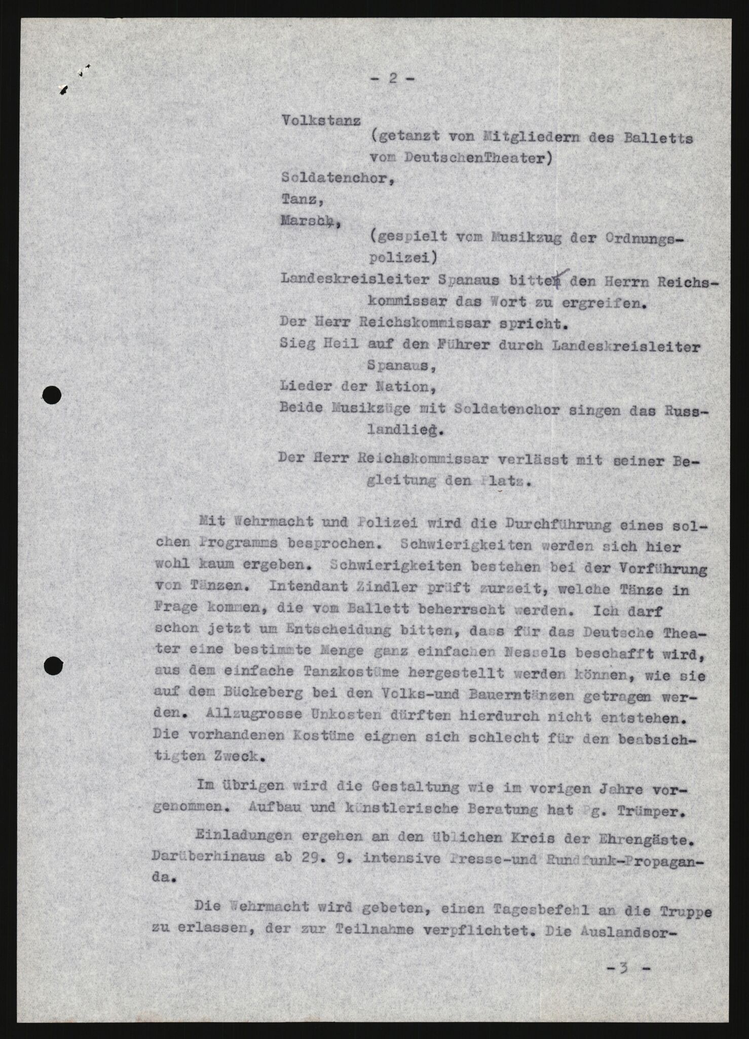 Forsvarets Overkommando. 2 kontor. Arkiv 11.4. Spredte tyske arkivsaker, AV/RA-RAFA-7031/D/Dar/Darb/L0008: Reichskommissariat - Hauptabteilung Volksaufklärung und Propaganda, 1940-1943, s. 1389