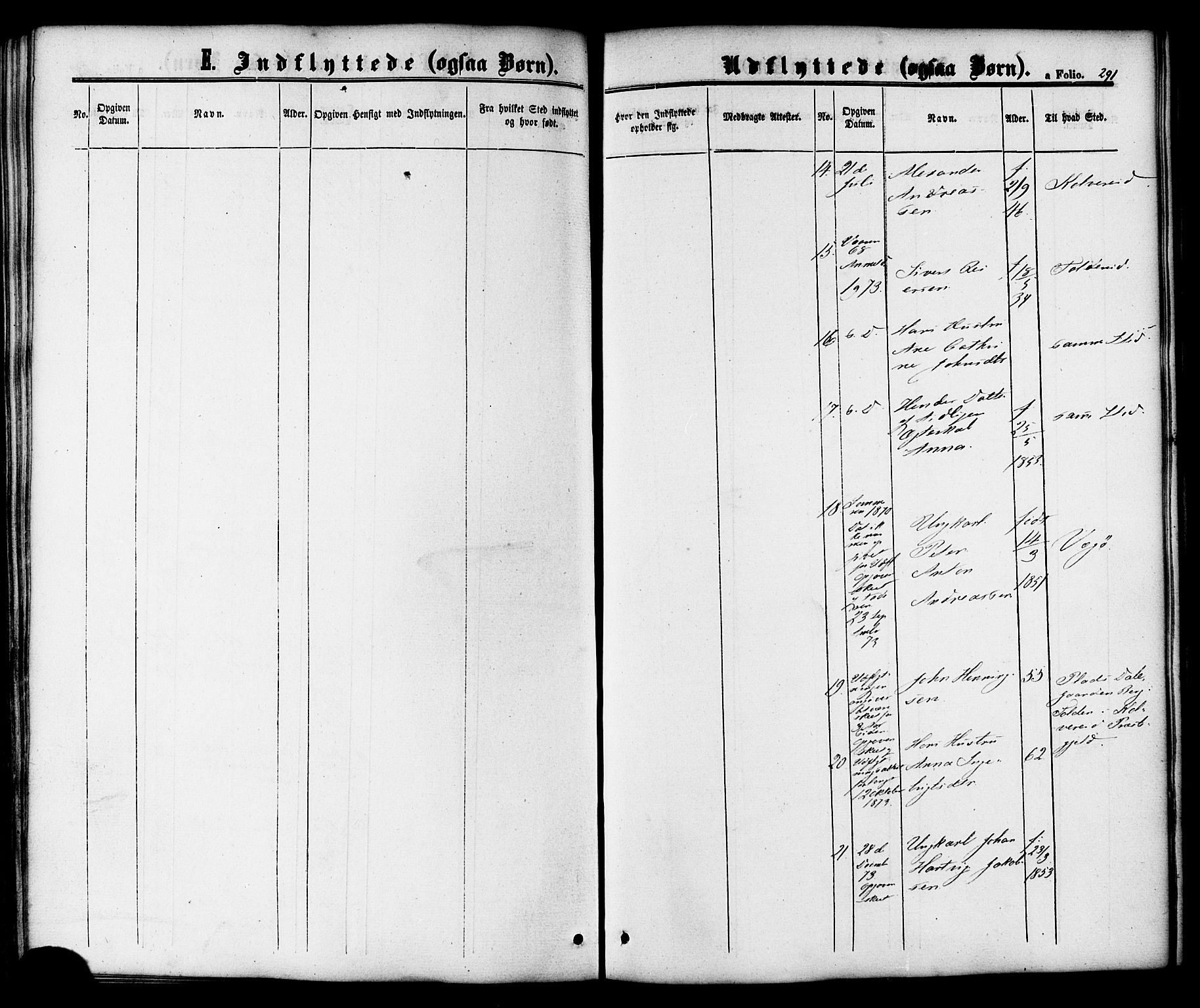 Ministerialprotokoller, klokkerbøker og fødselsregistre - Nordland, SAT/A-1459/810/L0146: Ministerialbok nr. 810A08 /1, 1862-1874, s. 291