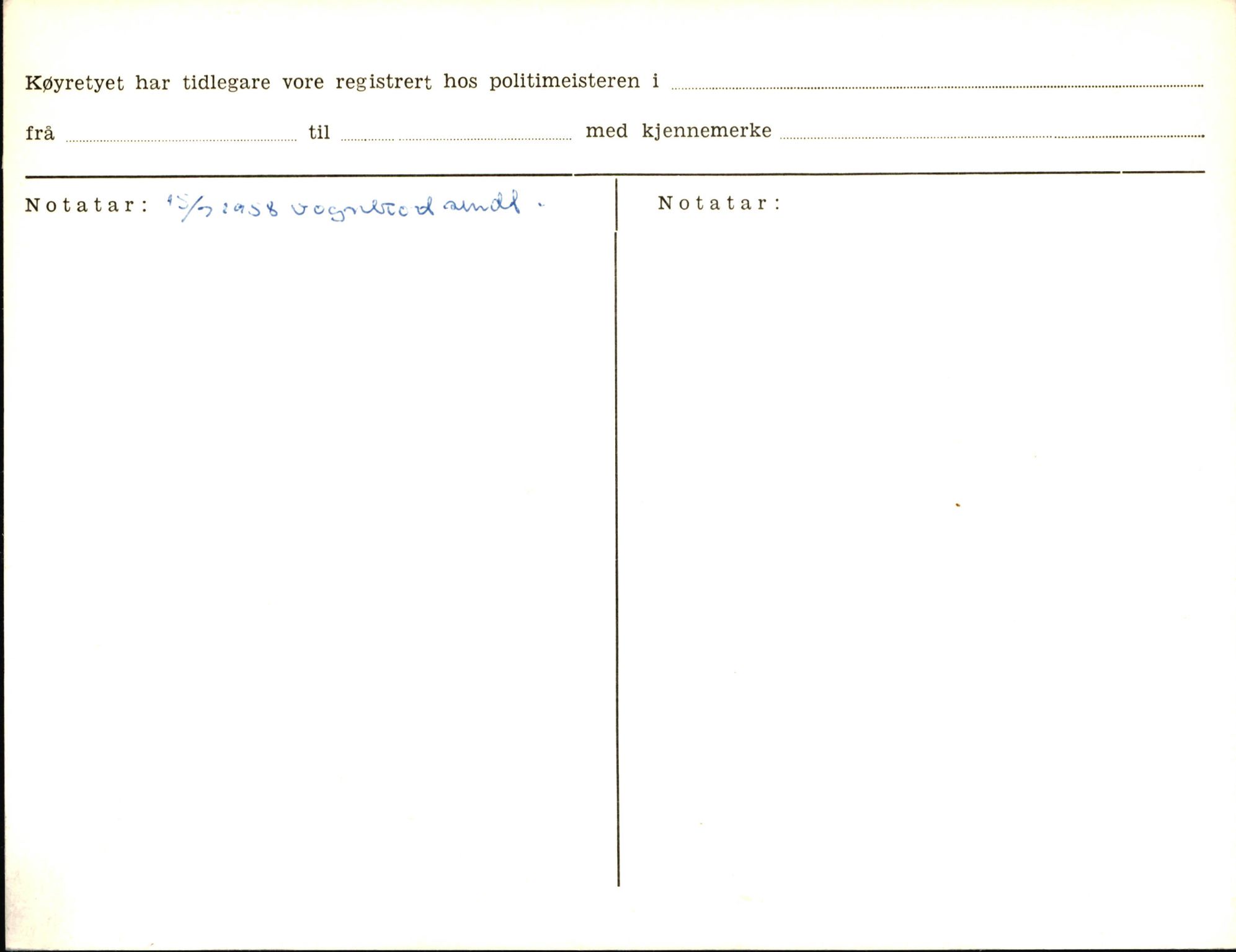 Statens vegvesen, Sogn og Fjordane vegkontor, AV/SAB-A-5301/4/F/L0006: Registerkort utmeldte Fjordane S8300-9500, 1930-1961, s. 71