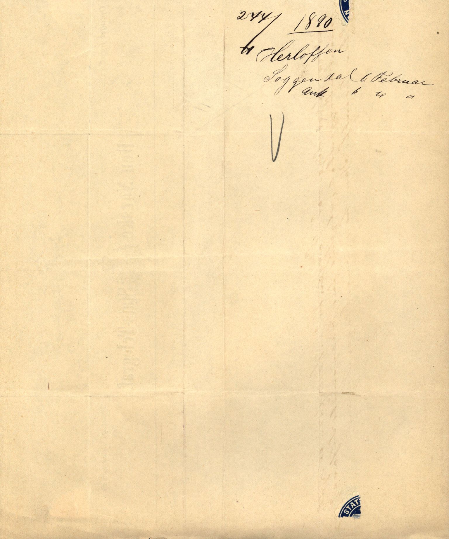 Pa 63 - Østlandske skibsassuranceforening, VEMU/A-1079/G/Ga/L0025/0002: Havaridokumenter / Victoria, St. Petersburg, Windsor, 1890, s. 78