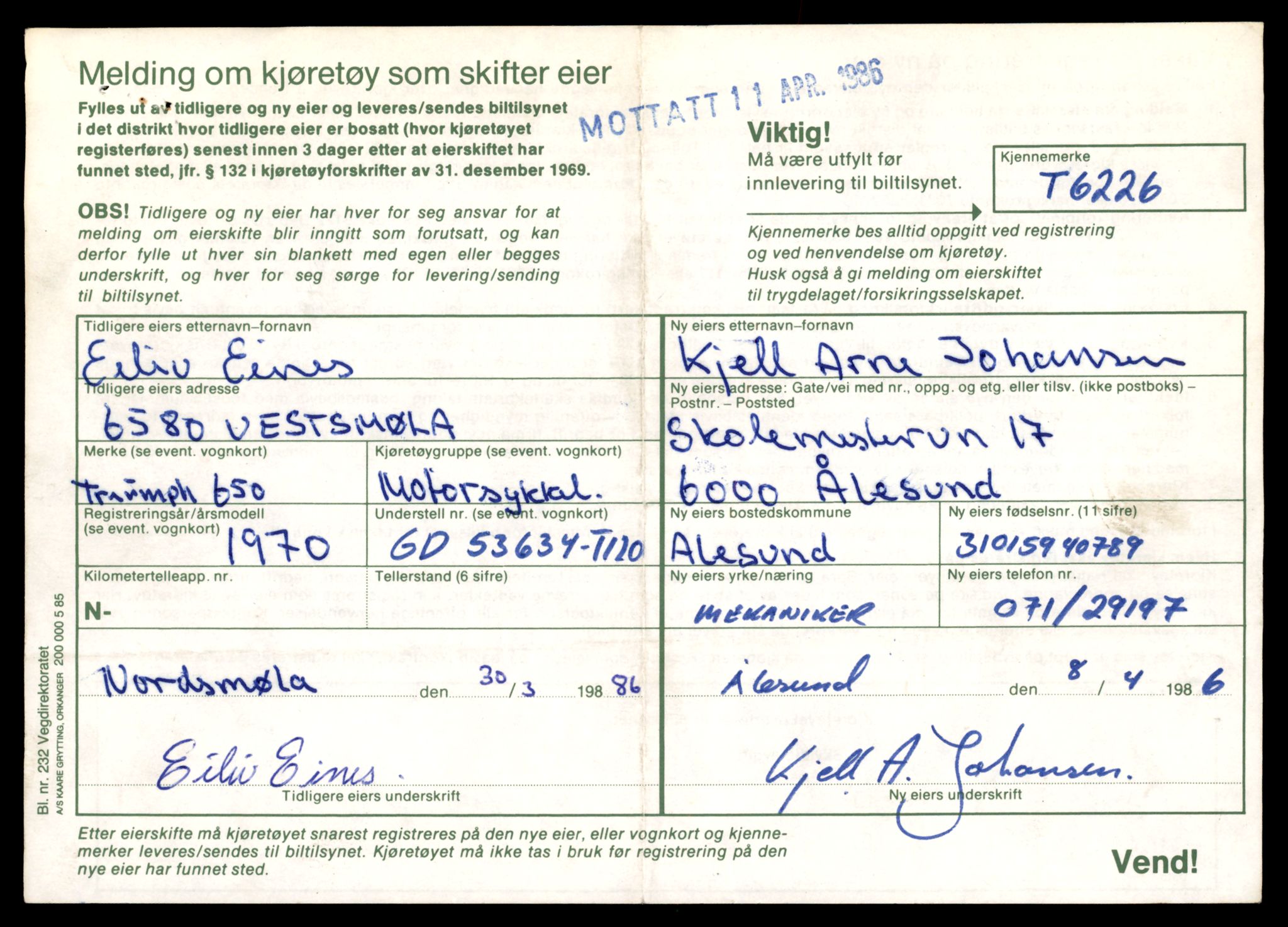 Møre og Romsdal vegkontor - Ålesund trafikkstasjon, AV/SAT-A-4099/F/Fe/L0017: Registreringskort for kjøretøy T 1985 - T 10090, 1927-1998, s. 797