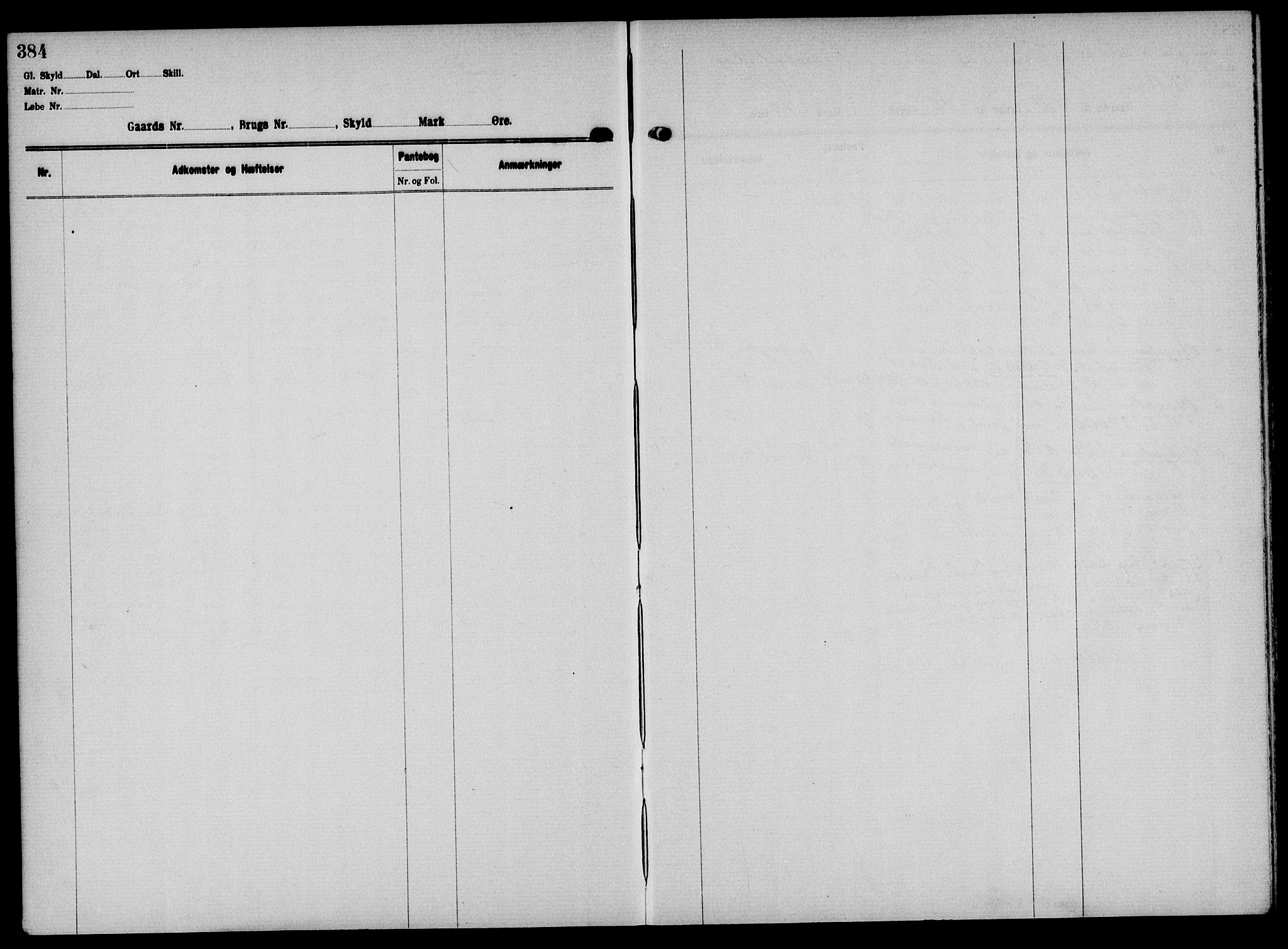 Solør tingrett, AV/SAH-TING-008/H/Ha/Hak/L0001: Panteregister nr. I, 1900-1935, s. 384