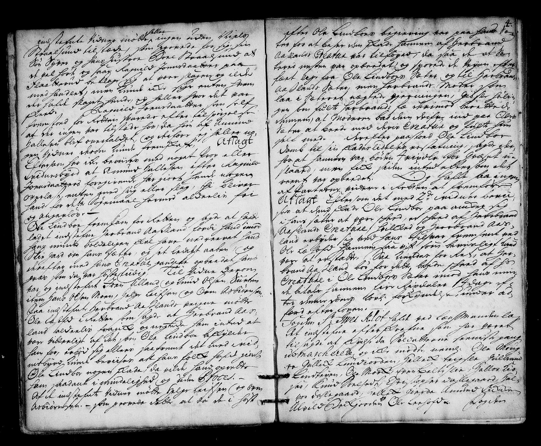 Numedal og Sandsvær sorenskriveri, AV/SAKO-A-128/F/Fa/Faa/L0047: Tingbok, 1717, s. 3b-4a