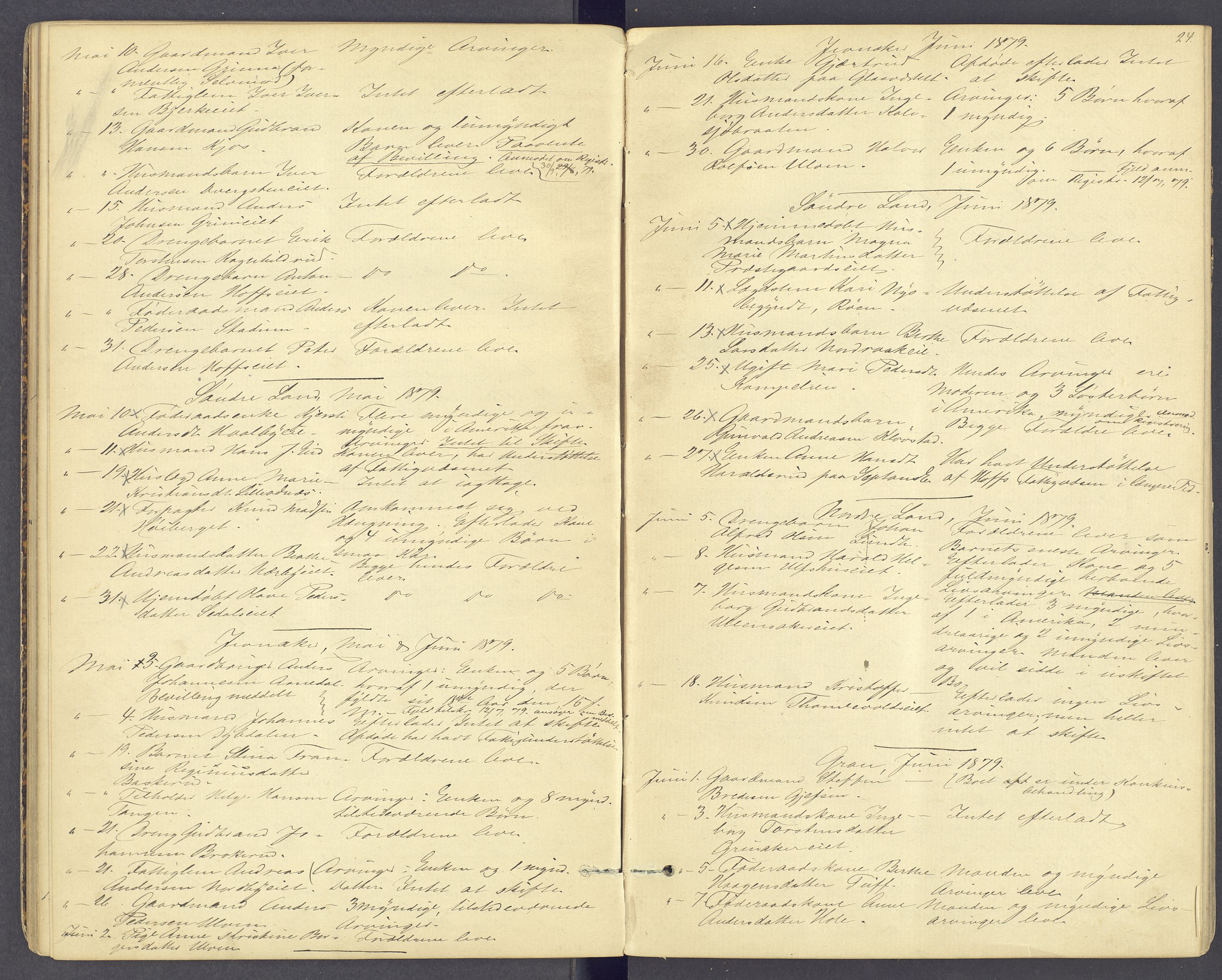 Hadeland og Land tingrett, AV/SAH-TING-010/J/Jg/L0005: Dødsfallsprotokoll, 1876-1886, s. 23b-24a