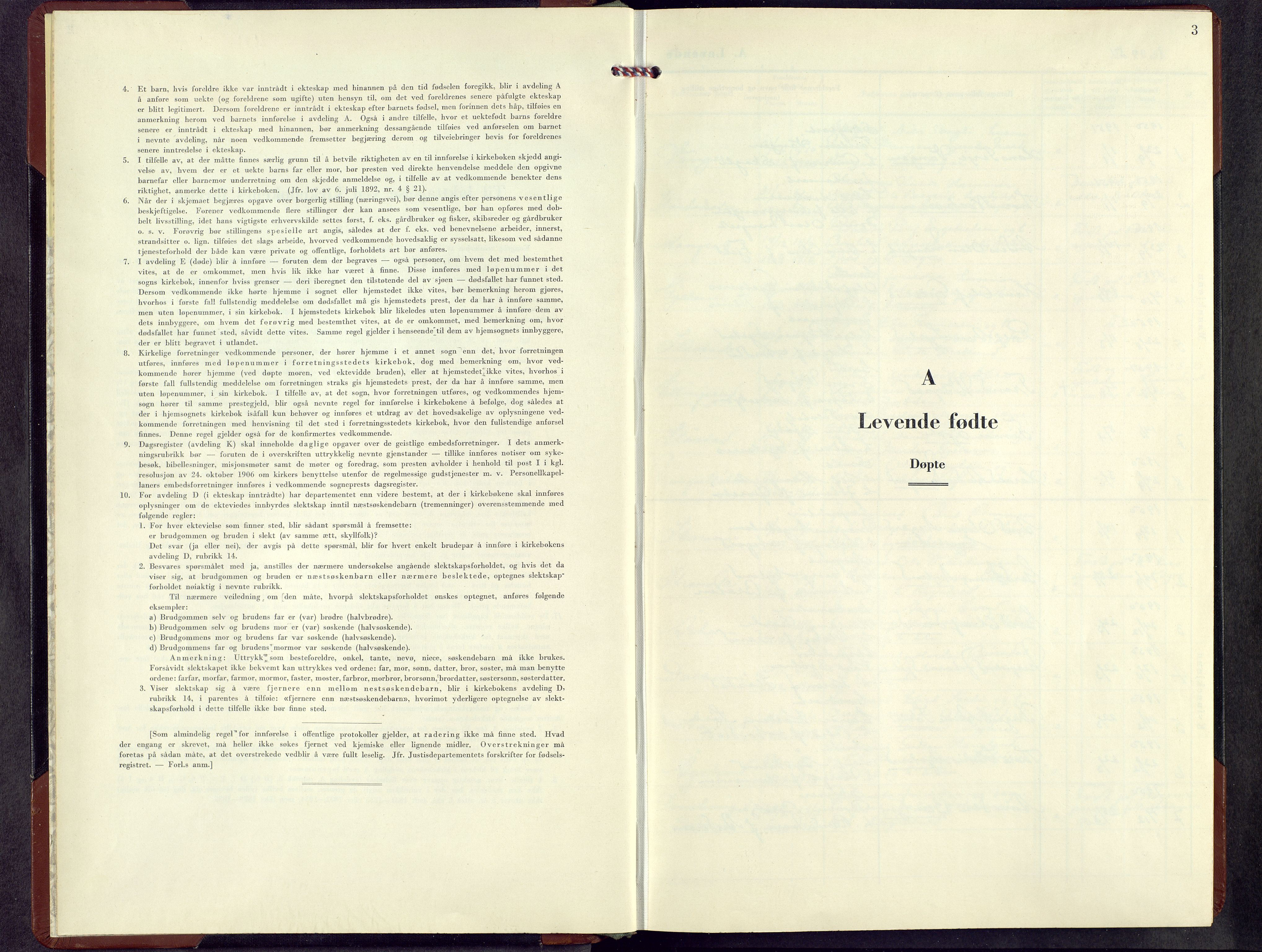 Sør-Odal prestekontor, SAH/PREST-030/H/Ha/Hab/L0016: Klokkerbok nr. 16, 1951-1973, s. 3