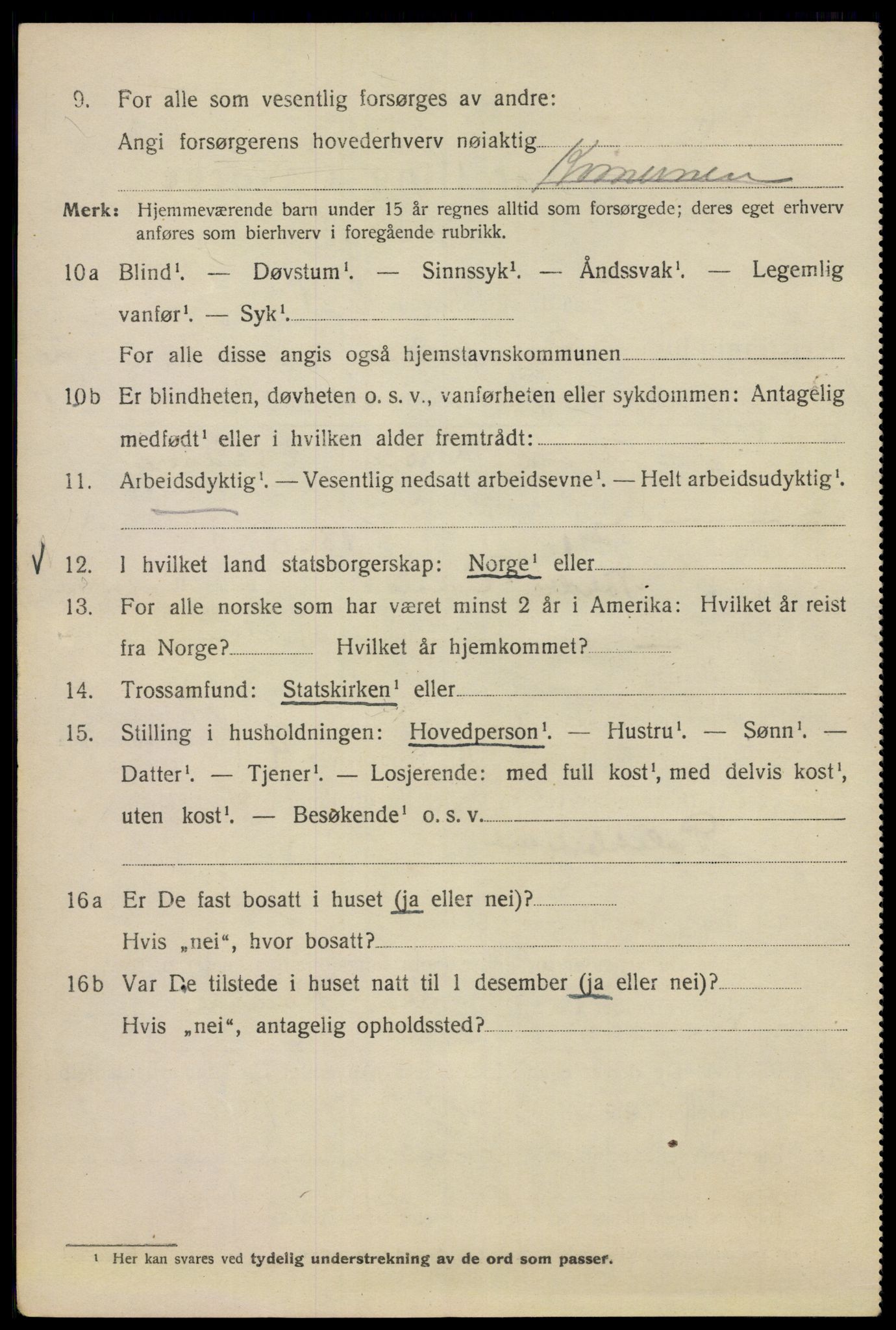 SAO, Folketelling 1920 for 0301 Kristiania kjøpstad, 1920, s. 193990