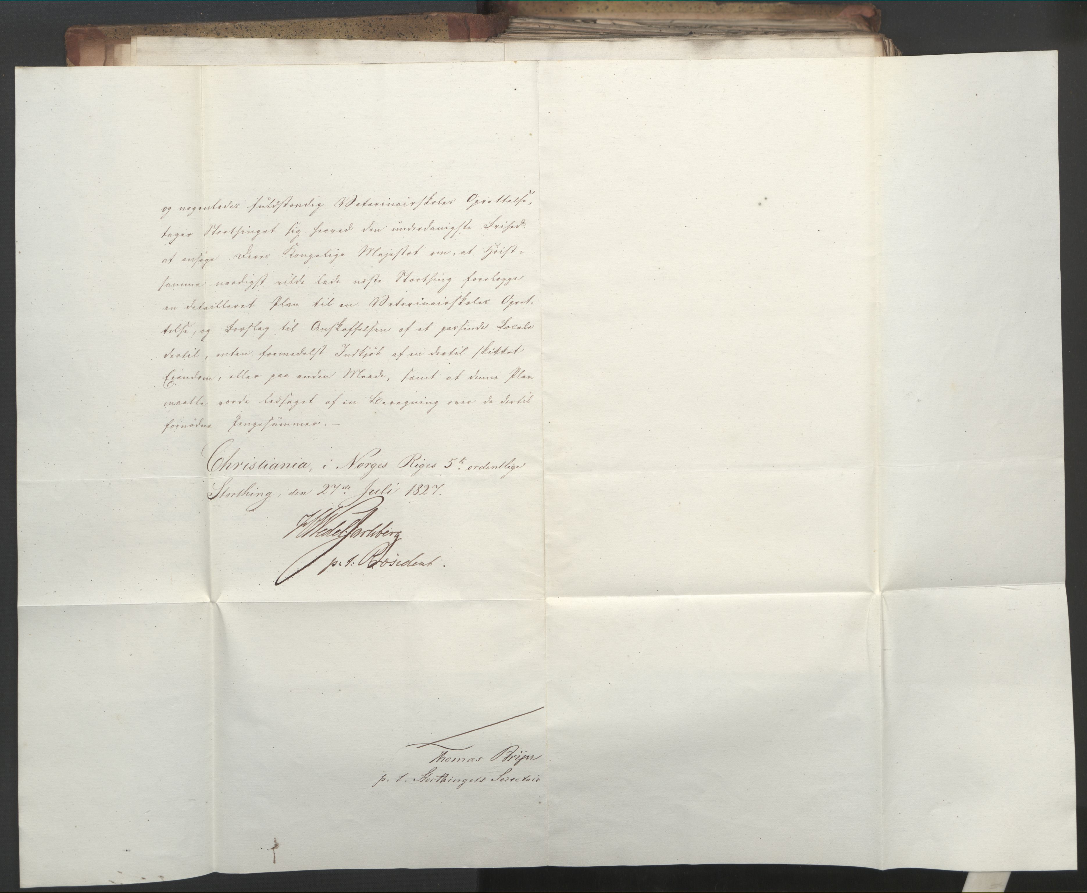 Statsrådsavdelingen i Stockholm, AV/RA-S-1003/D/Da/L0052: Regjeringsinnstillinger nr. 4566-4799, 1827, s. 8
