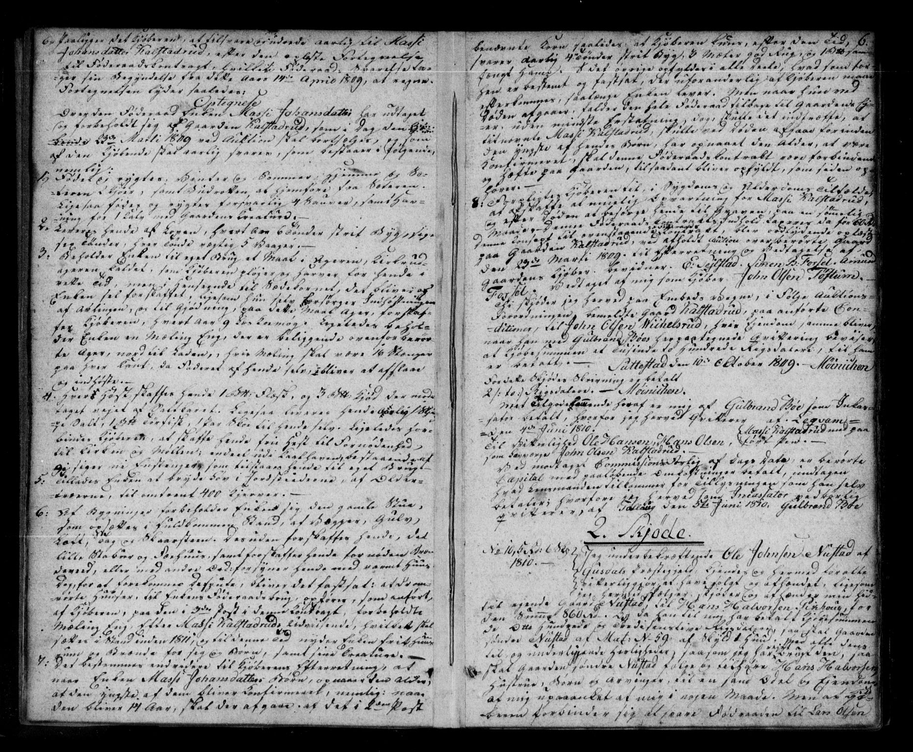 Sør-Gudbrandsdal tingrett, AV/SAH-TING-004/H/Hb/Hba/L0007: Pantebok nr. I 7, 1810-1820, s. 6