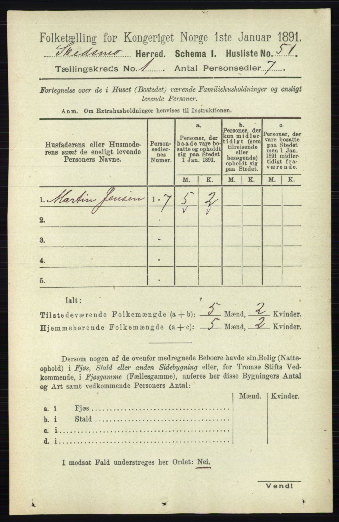 RA, Folketelling 1891 for 0231 Skedsmo herred, 1891, s. 80