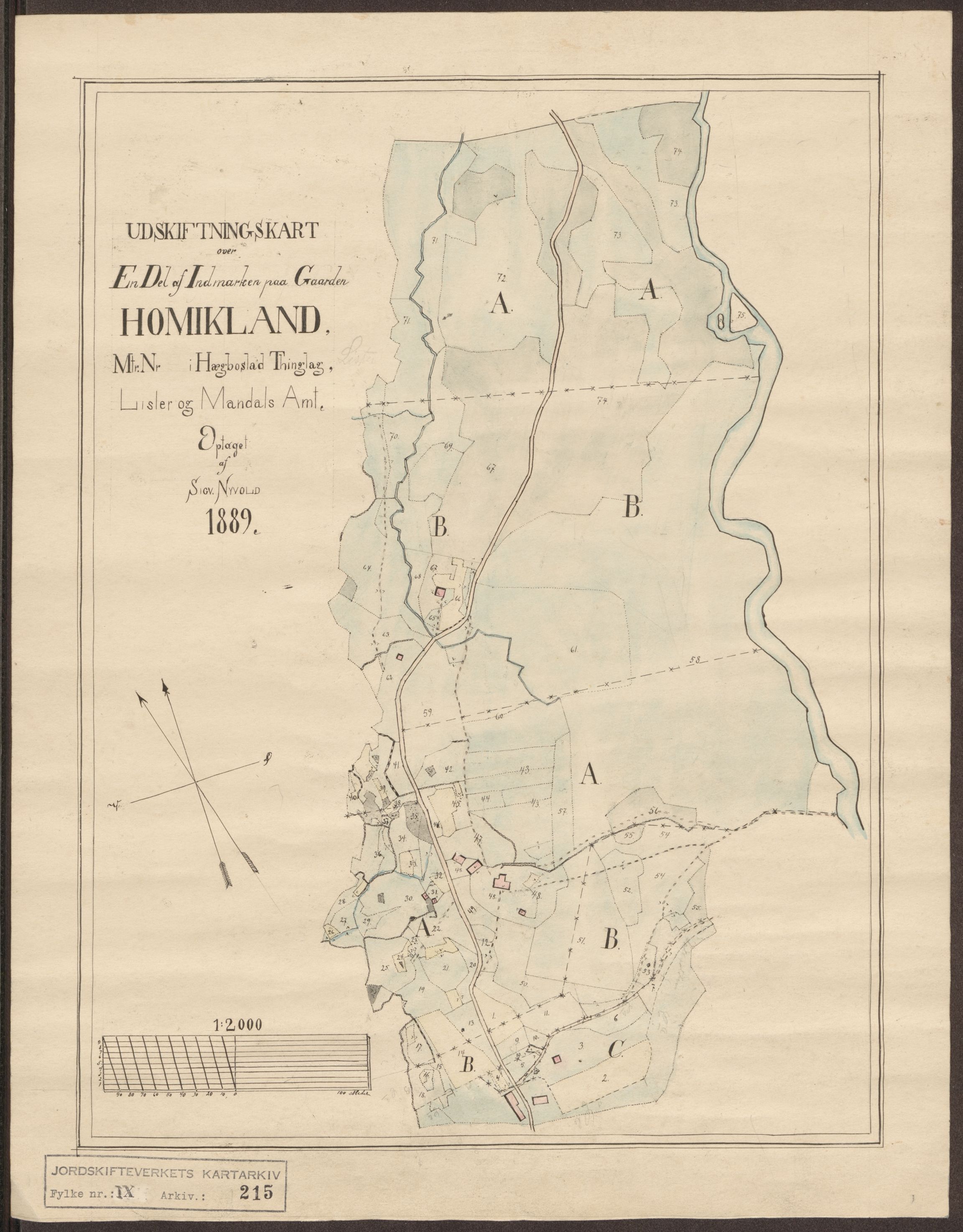 Jordskifteverkets kartarkiv, AV/RA-S-3929/T, 1859-1988, s. 258