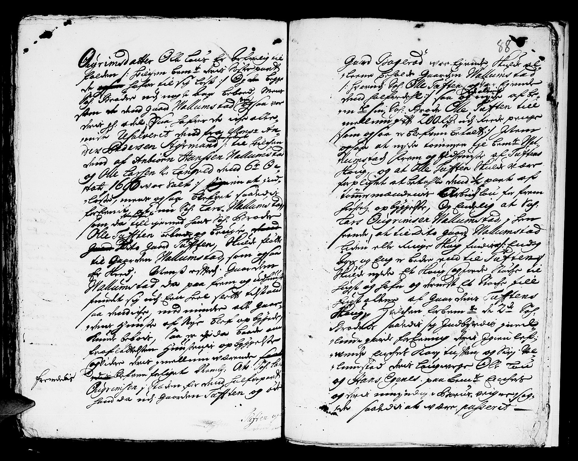 Søndre Jarlsberg sorenskriveri, AV/SAKO-A-129/H/Hb/Hba/L0003: Skifteprotokoll, 1716, s. 87b-88a