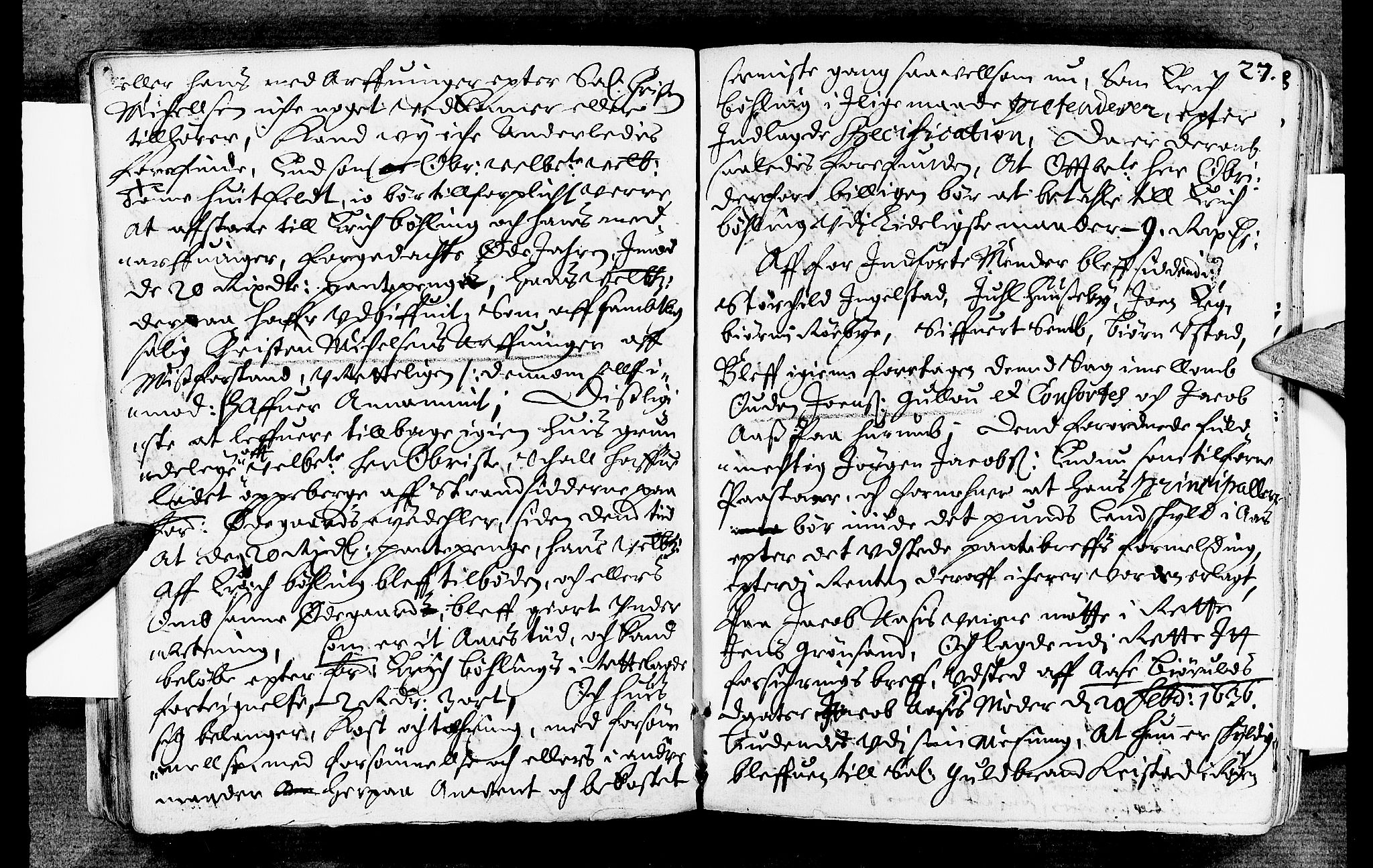 Lier, Røyken og Hurum sorenskriveri, AV/SAKO-A-89/F/Fa/L0007: Tingbok, 1666, s. 27