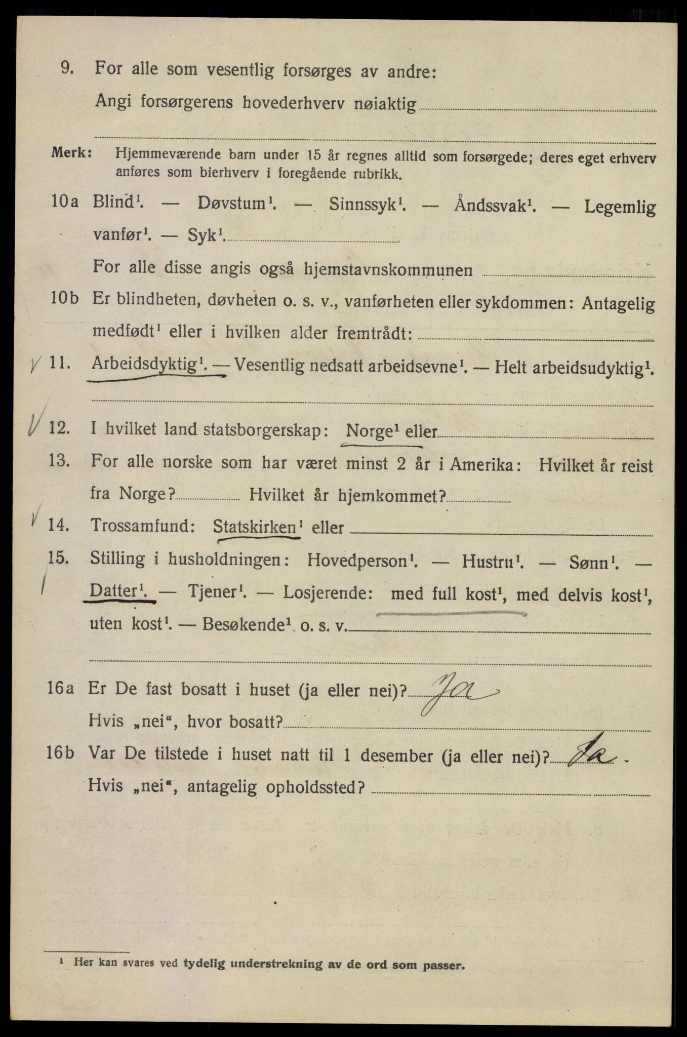 SAO, Folketelling 1920 for 0301 Kristiania kjøpstad, 1920, s. 371078