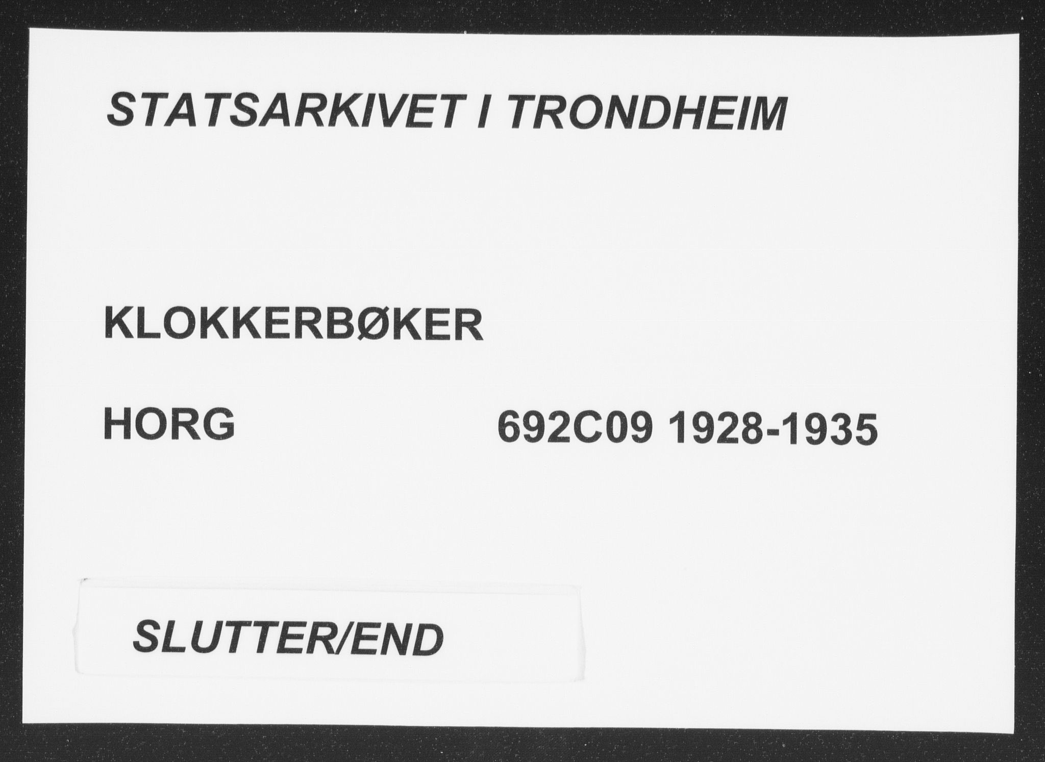 Ministerialprotokoller, klokkerbøker og fødselsregistre - Sør-Trøndelag, AV/SAT-A-1456/692/L1114: Klokkerbok nr. 692C09, 1928-1935