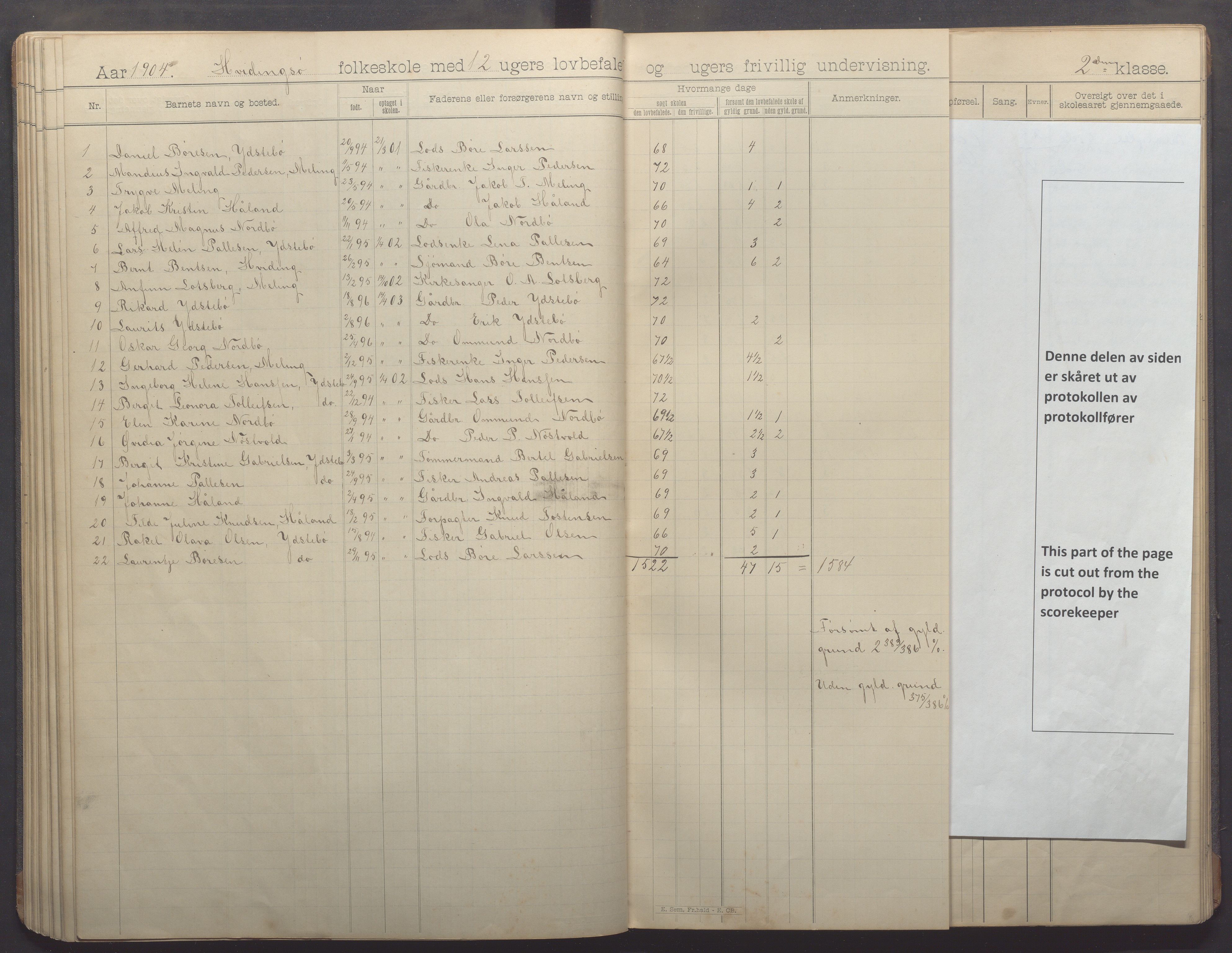 Kvitsøy kommune - Skolestyret, IKAR/K-100574/H/L0002: Skoleprotokoll, 1897-1909, s. 53