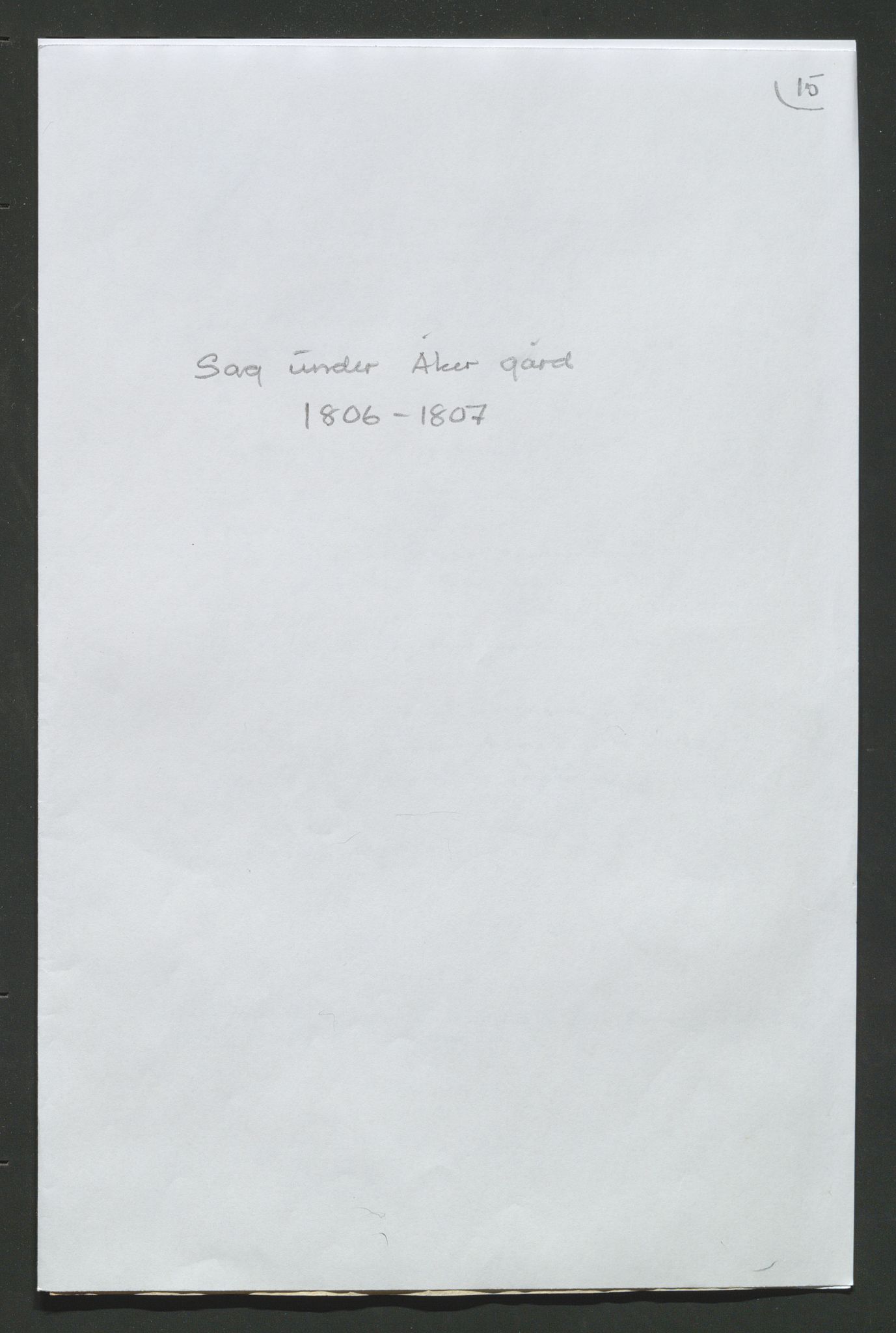 Åker i Vang, Hedmark, og familien Todderud, AV/SAH-ARK-010/E/Ec/L0001: Korrespondanse ordnet etter emne, 1772-1907, s. 66