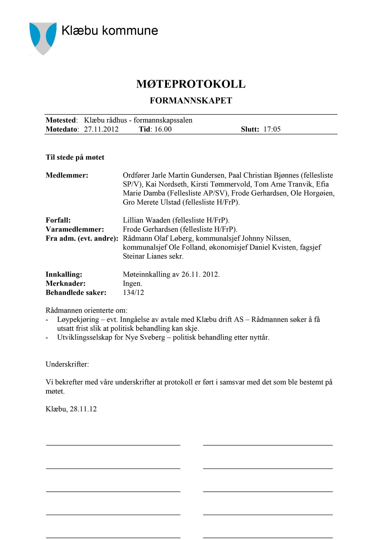 Klæbu Kommune, TRKO/KK/02-FS/L005: Formannsskapet - Møtedokumenter, 2012, s. 3015