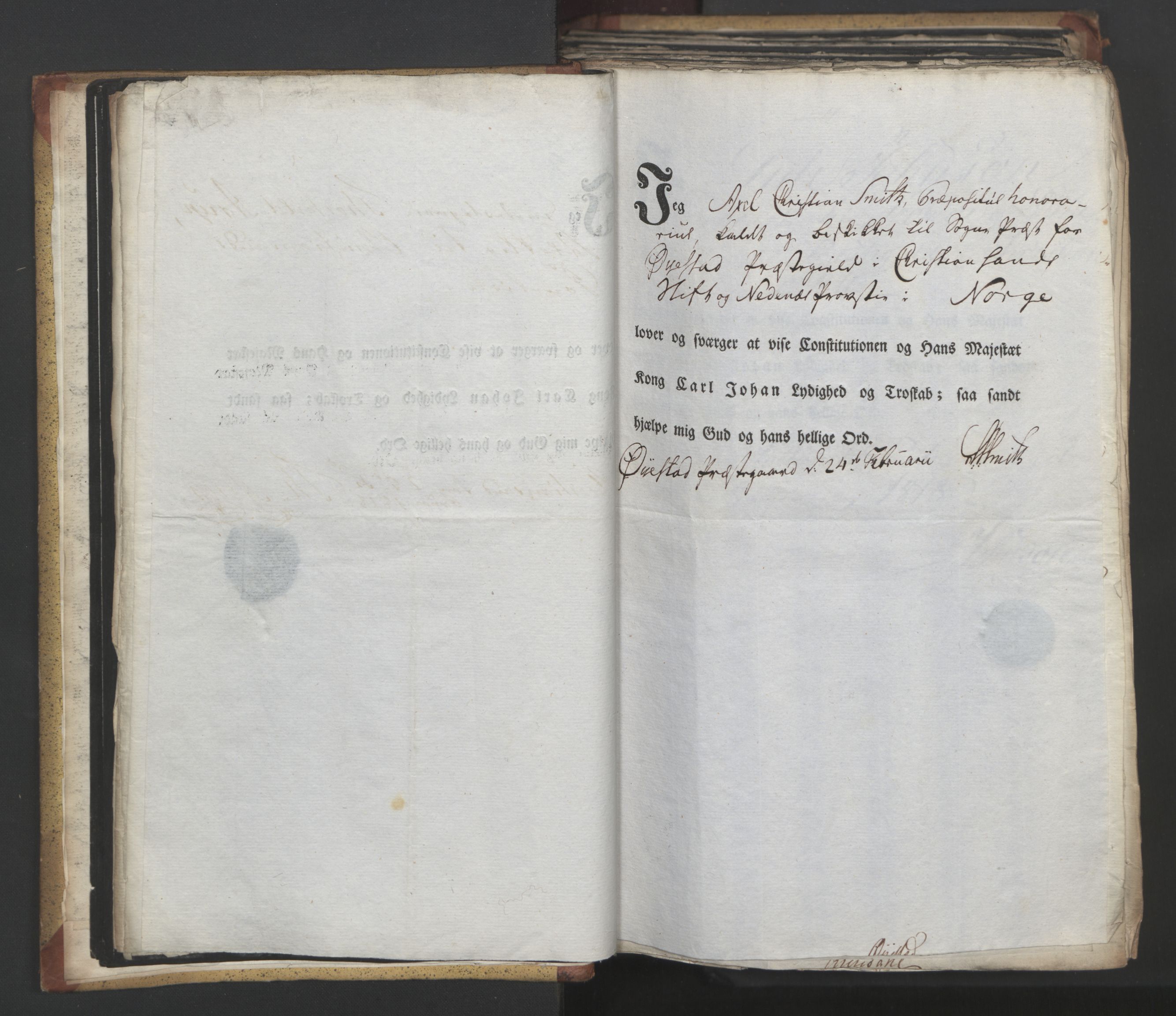 Statsrådsavdelingen i Stockholm, AV/RA-S-1003/D/Da/L0014: Regjeringsinnstillinger nr. 2890-3057, 1818, s. 30