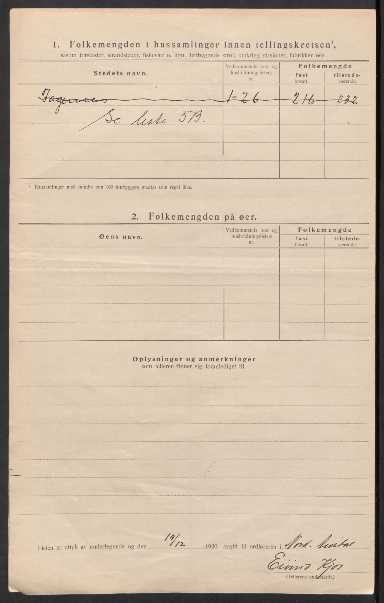 SAH, Folketelling 1920 for 0542 Nord-Aurdal herred, 1920, s. 23