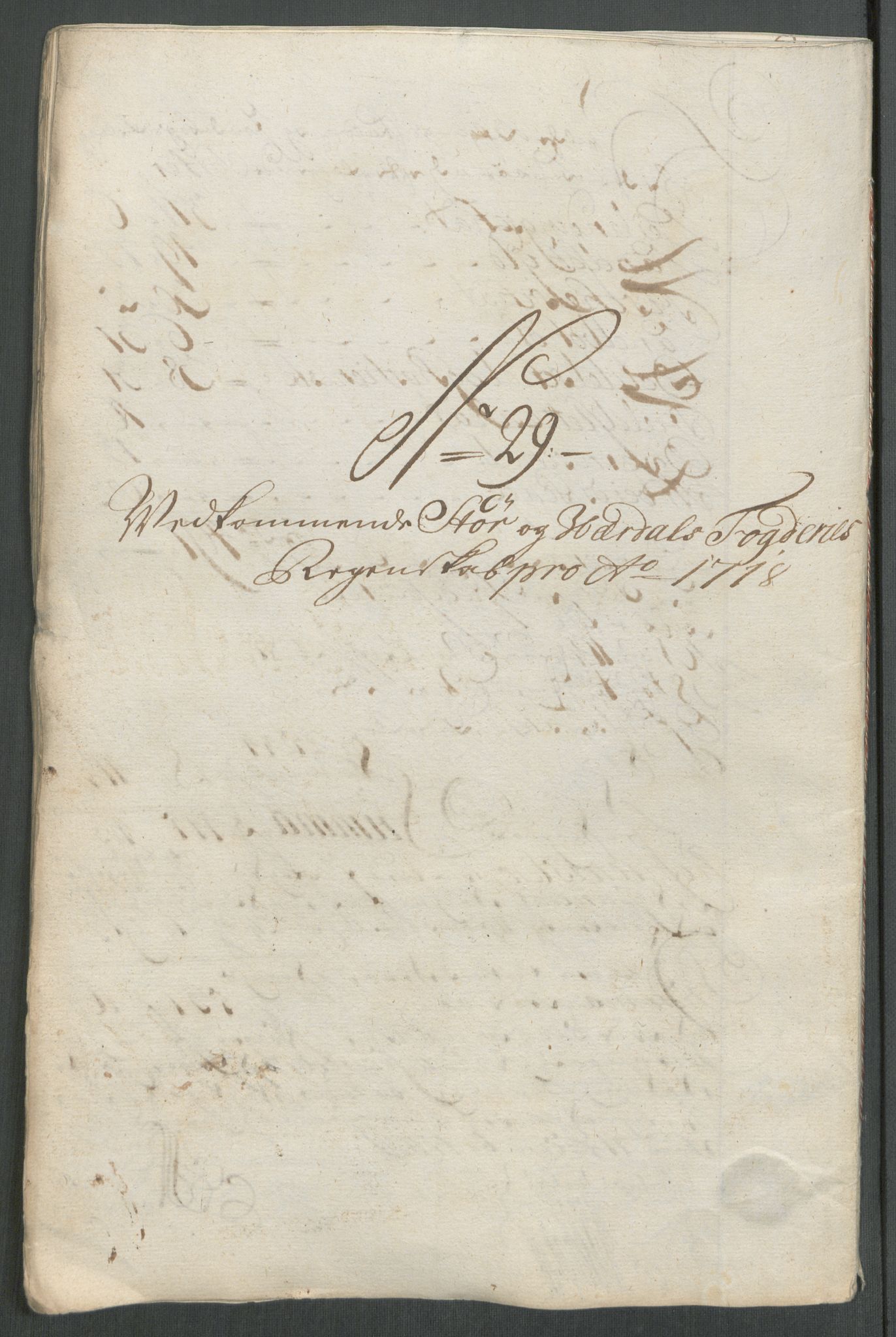 Rentekammeret inntil 1814, Reviderte regnskaper, Fogderegnskap, RA/EA-4092/R62/L4208: Fogderegnskap Stjørdal og Verdal, 1718, s. 283