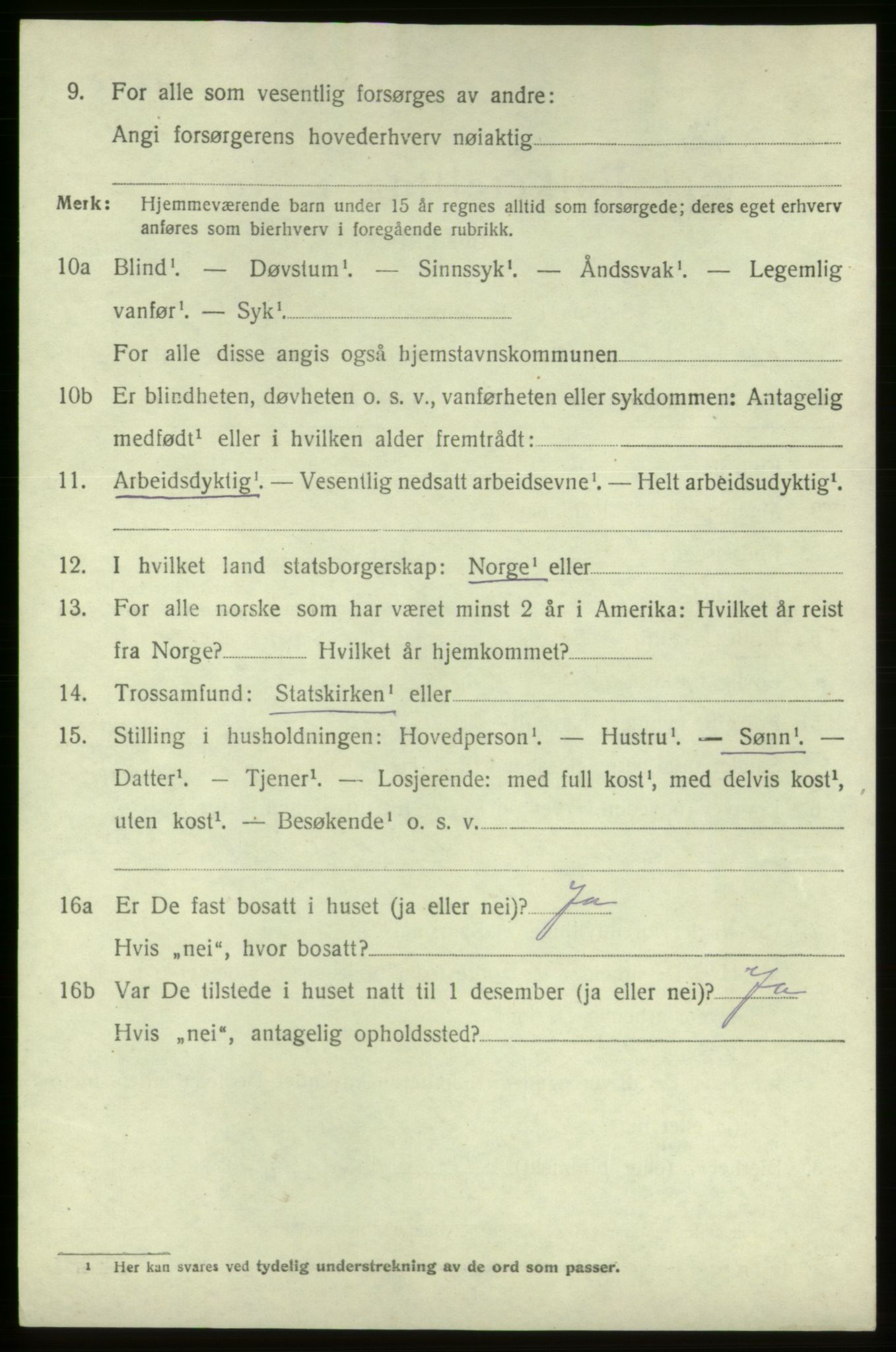 SAB, Folketelling 1920 for 1220 Bremnes herred, 1920, s. 5239