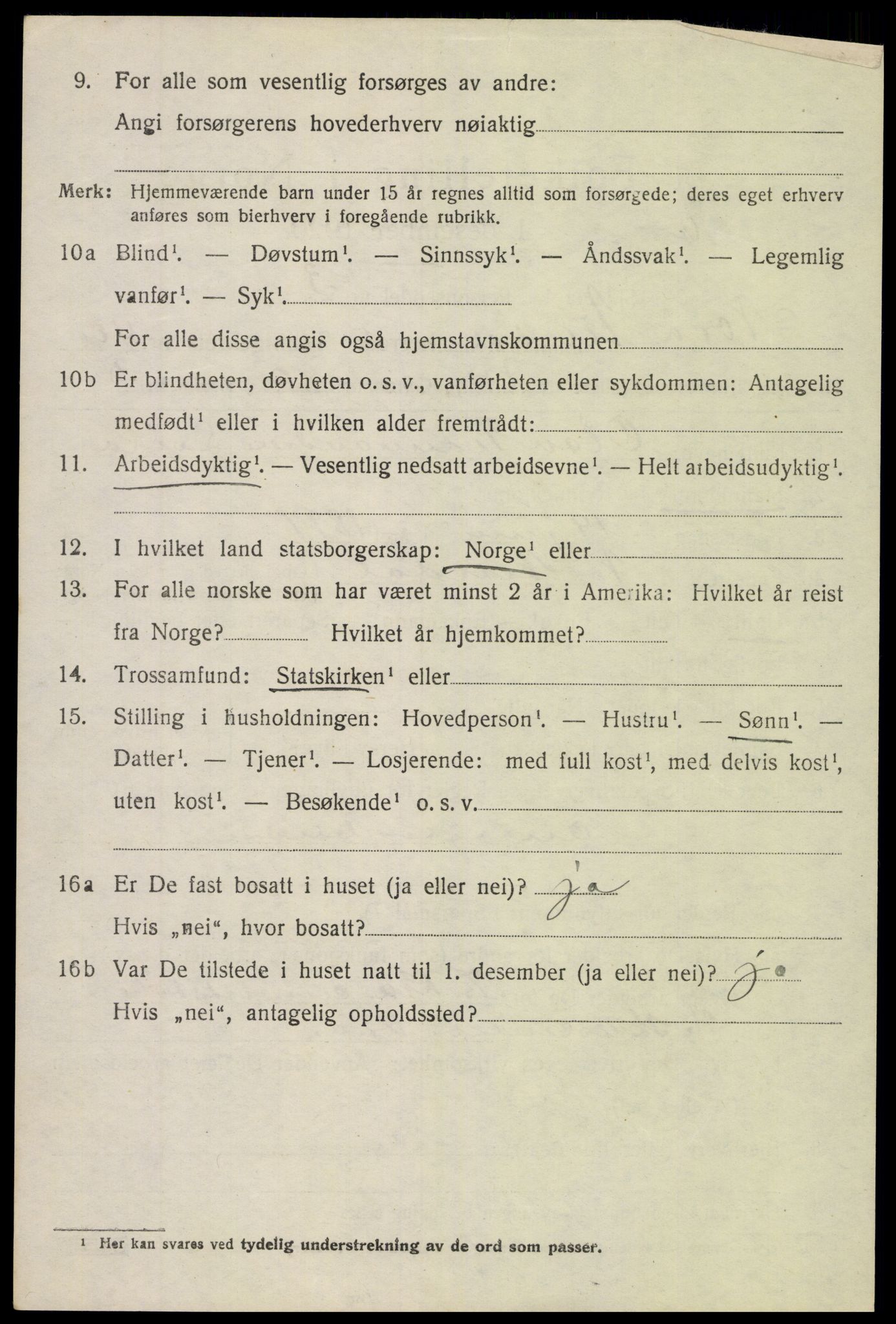 SAH, Folketelling 1920 for 0542 Nord-Aurdal herred, 1920, s. 4583