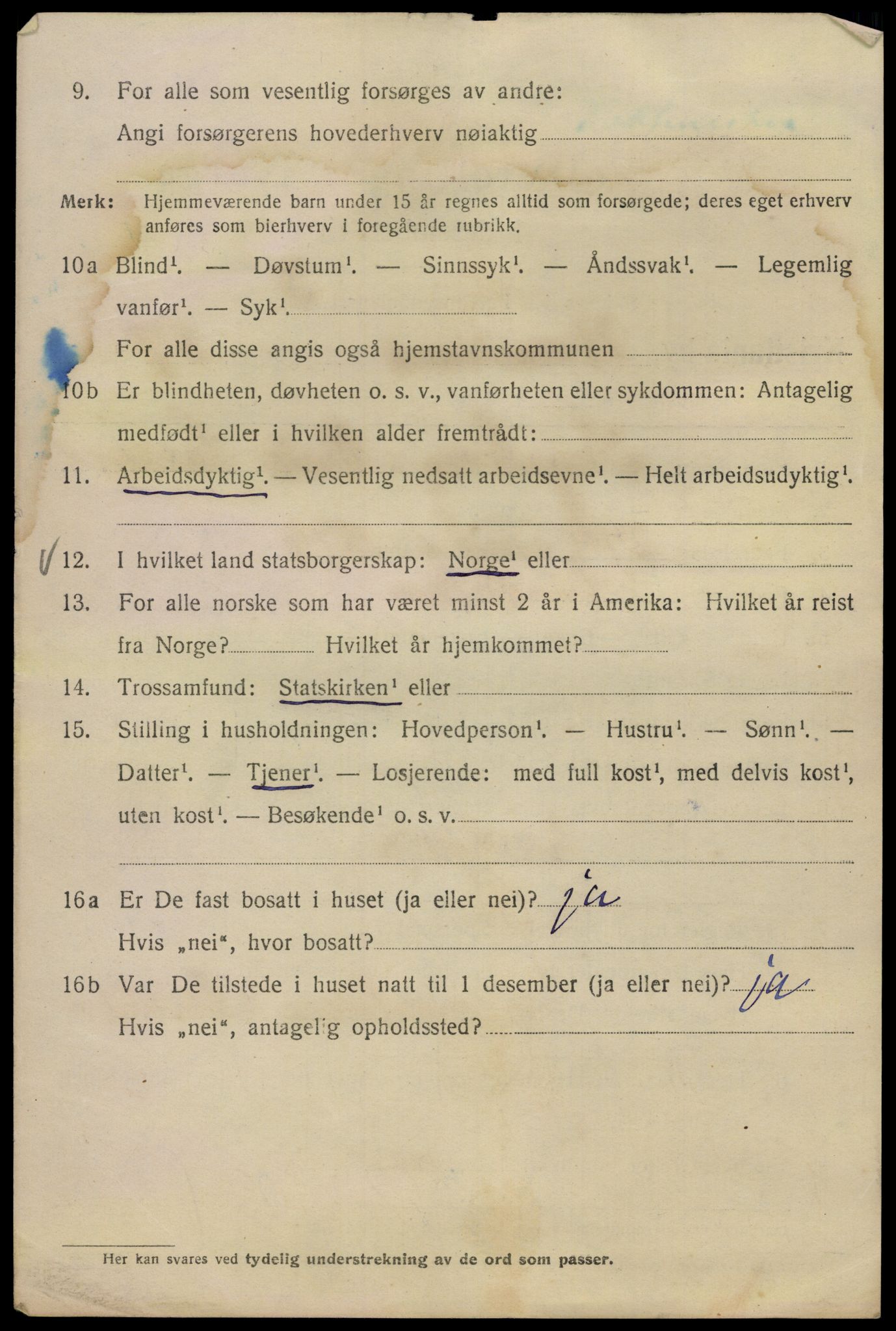 SAO, Folketelling 1920 for 0301 Kristiania kjøpstad, 1920, s. 427460