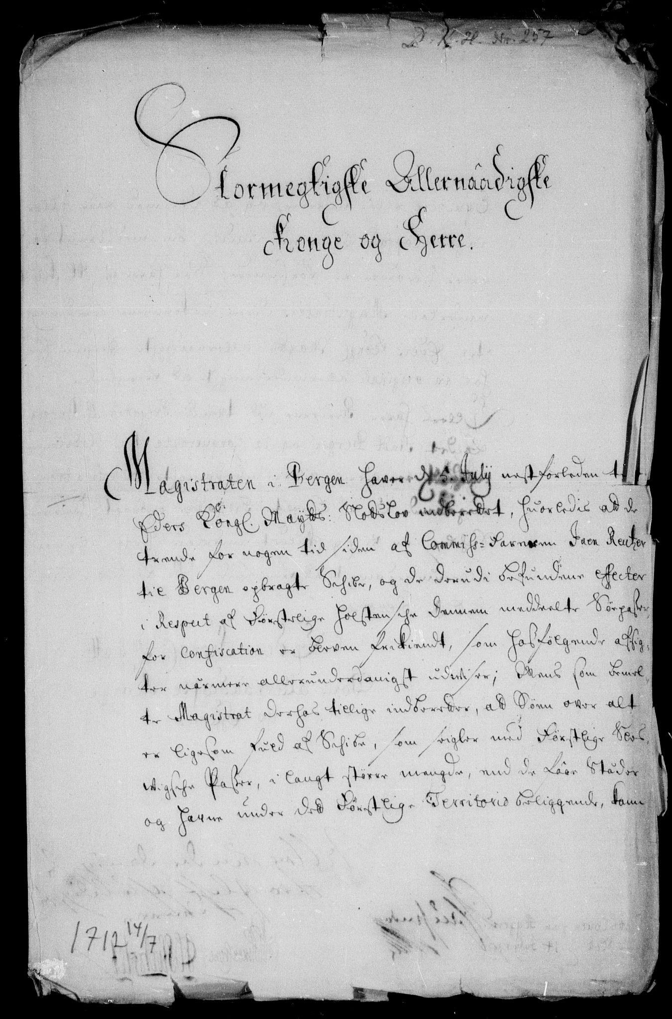 Danske Kanselli, Skapsaker, AV/RA-EA-4061/F/L0001: Skap 8, pakke 19-45, 1617-1737, s. 37