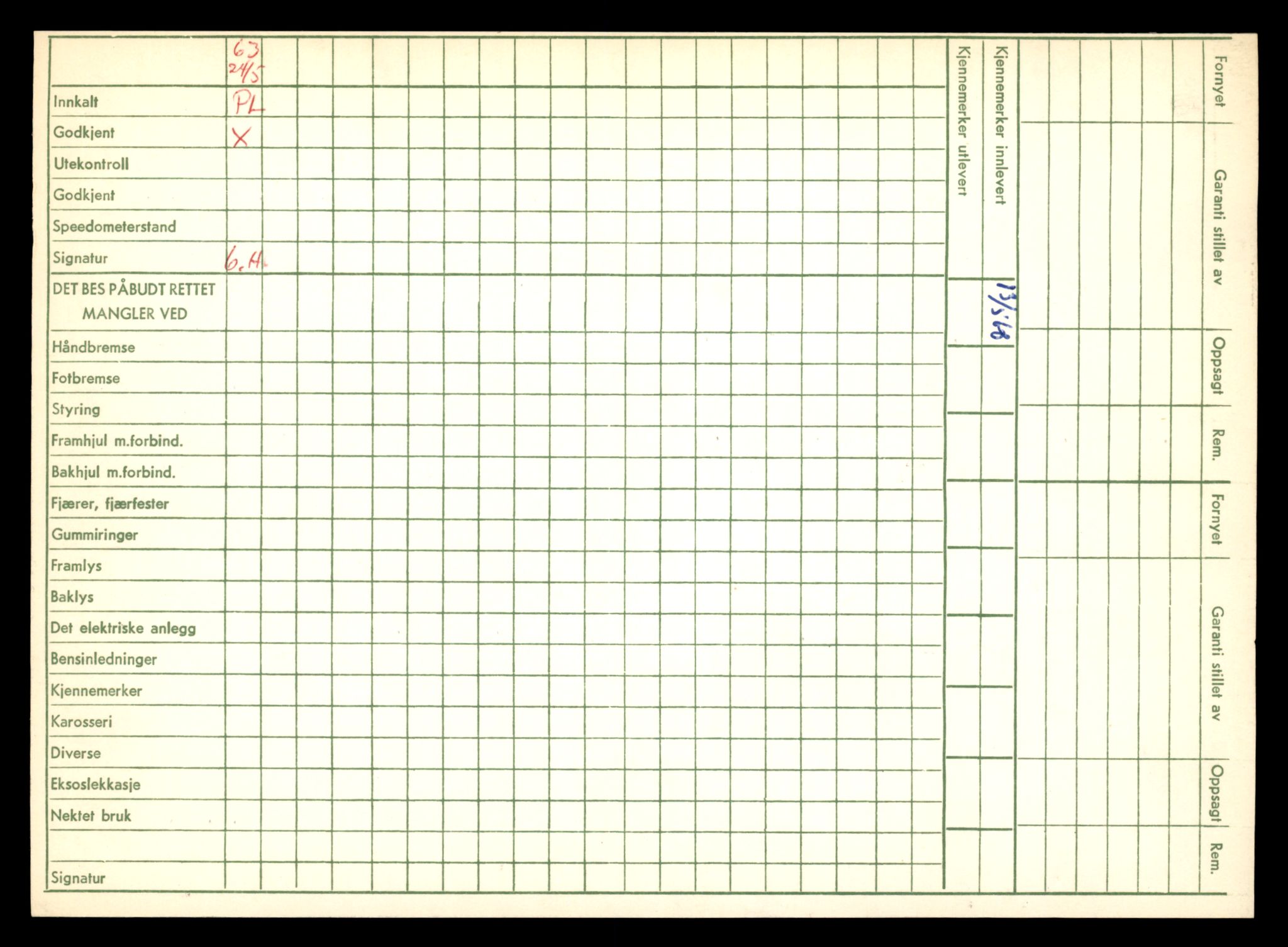Møre og Romsdal vegkontor - Ålesund trafikkstasjon, AV/SAT-A-4099/F/Fe/L0040: Registreringskort for kjøretøy T 13531 - T 13709, 1927-1998, s. 1910
