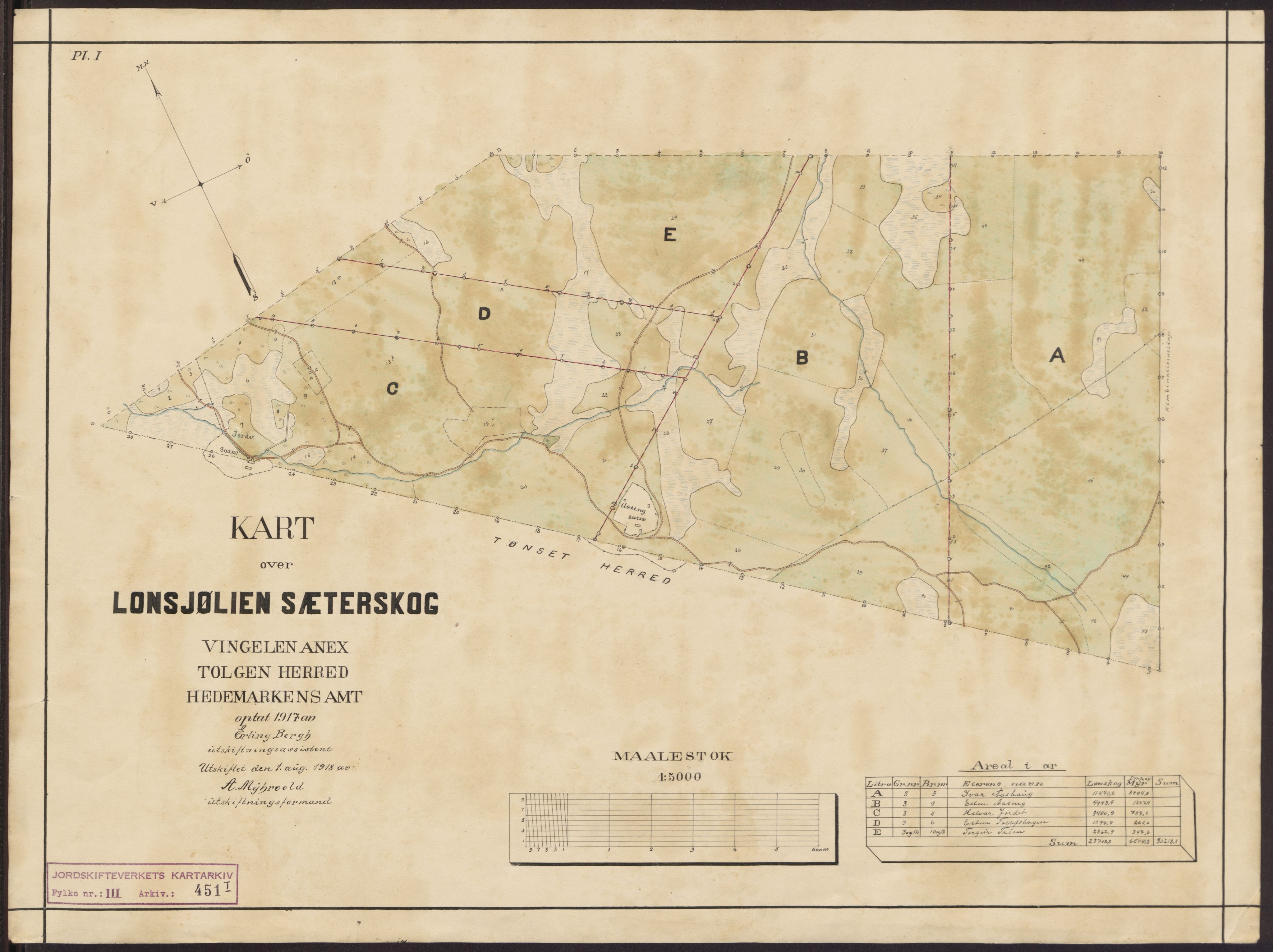 Jordskifteverkets kartarkiv, AV/RA-S-3929/T, 1859-1988, s. 747